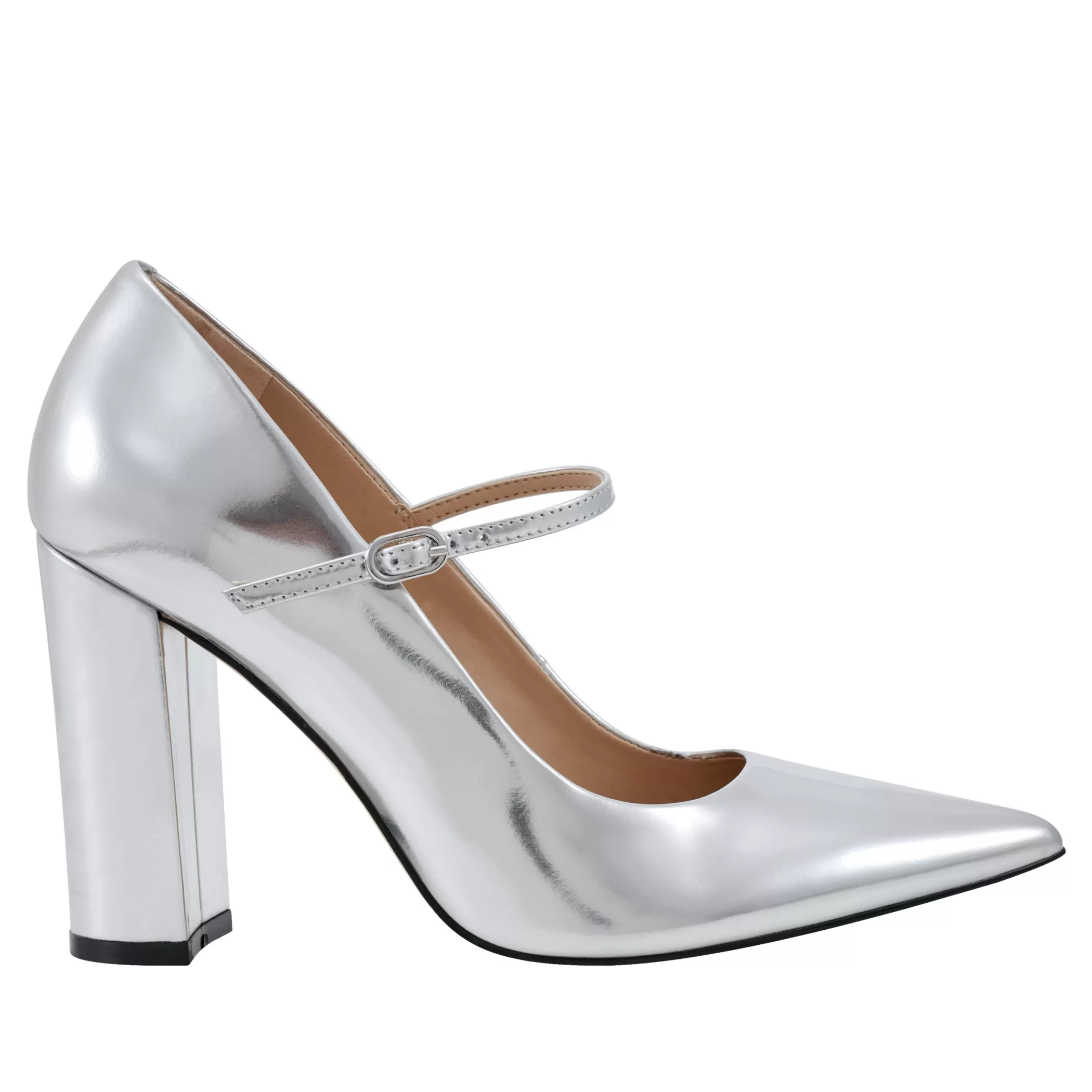 Sale Marc Fisher Artie Mary Jane Pump Silver