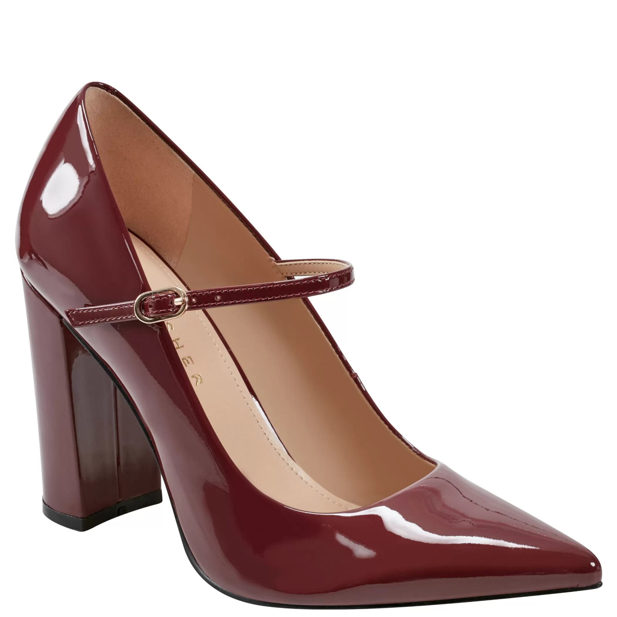 Hot Marc Fisher Artie Mary Jane Pump Red Patent Leather