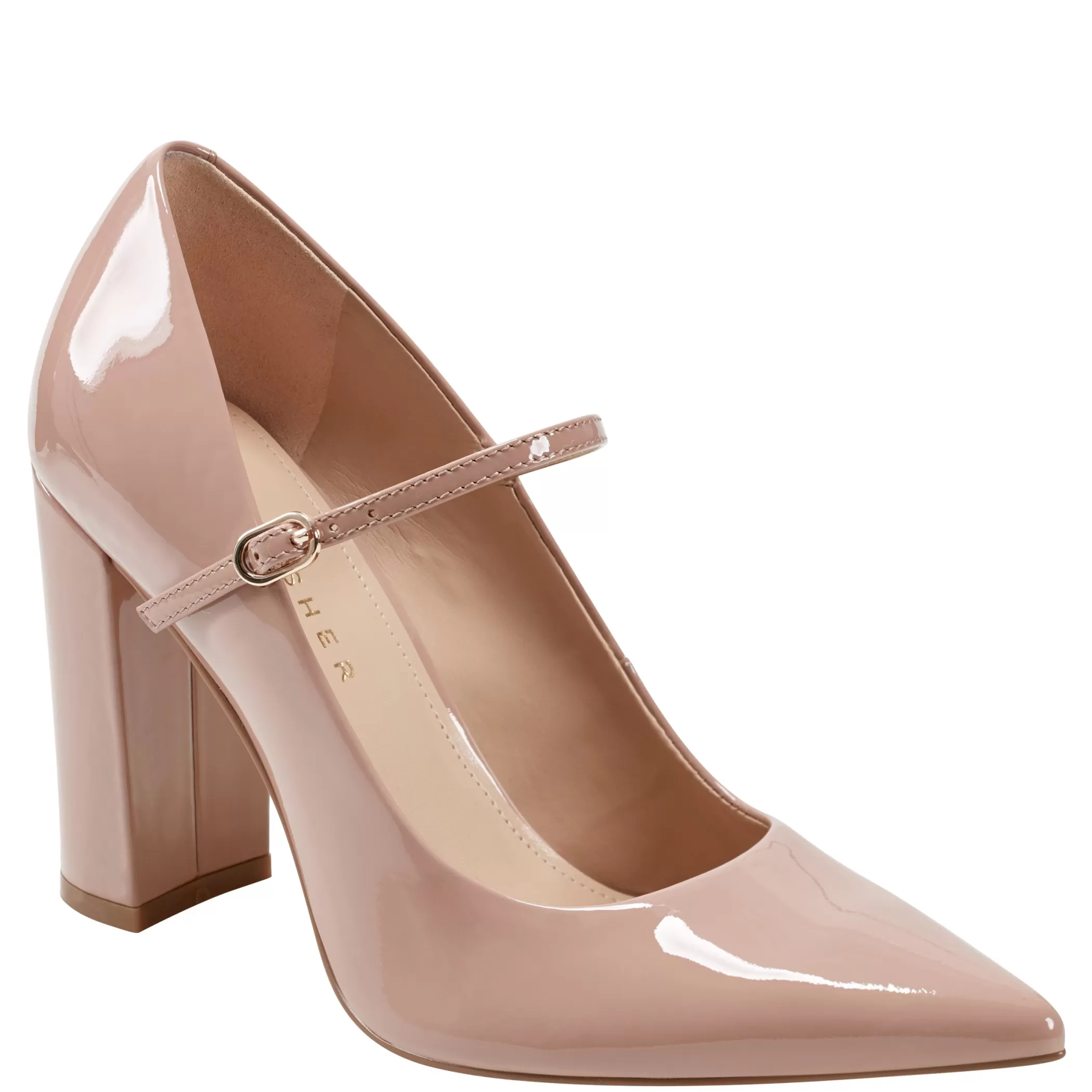 Flash Sale Marc Fisher Artie Mary Jane Pump Natural Patent Leather