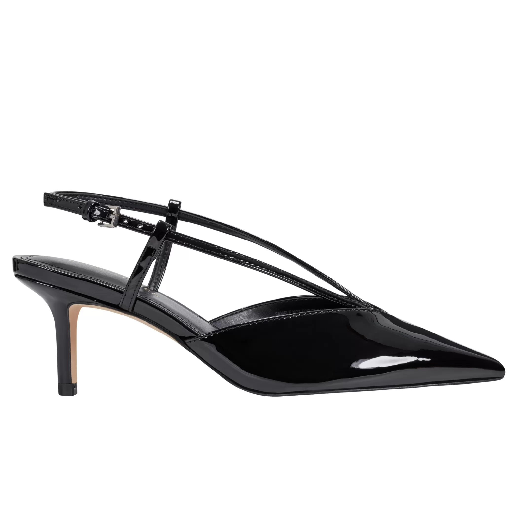 Best Marc Fisher Avila Slingback Pump Black Patent