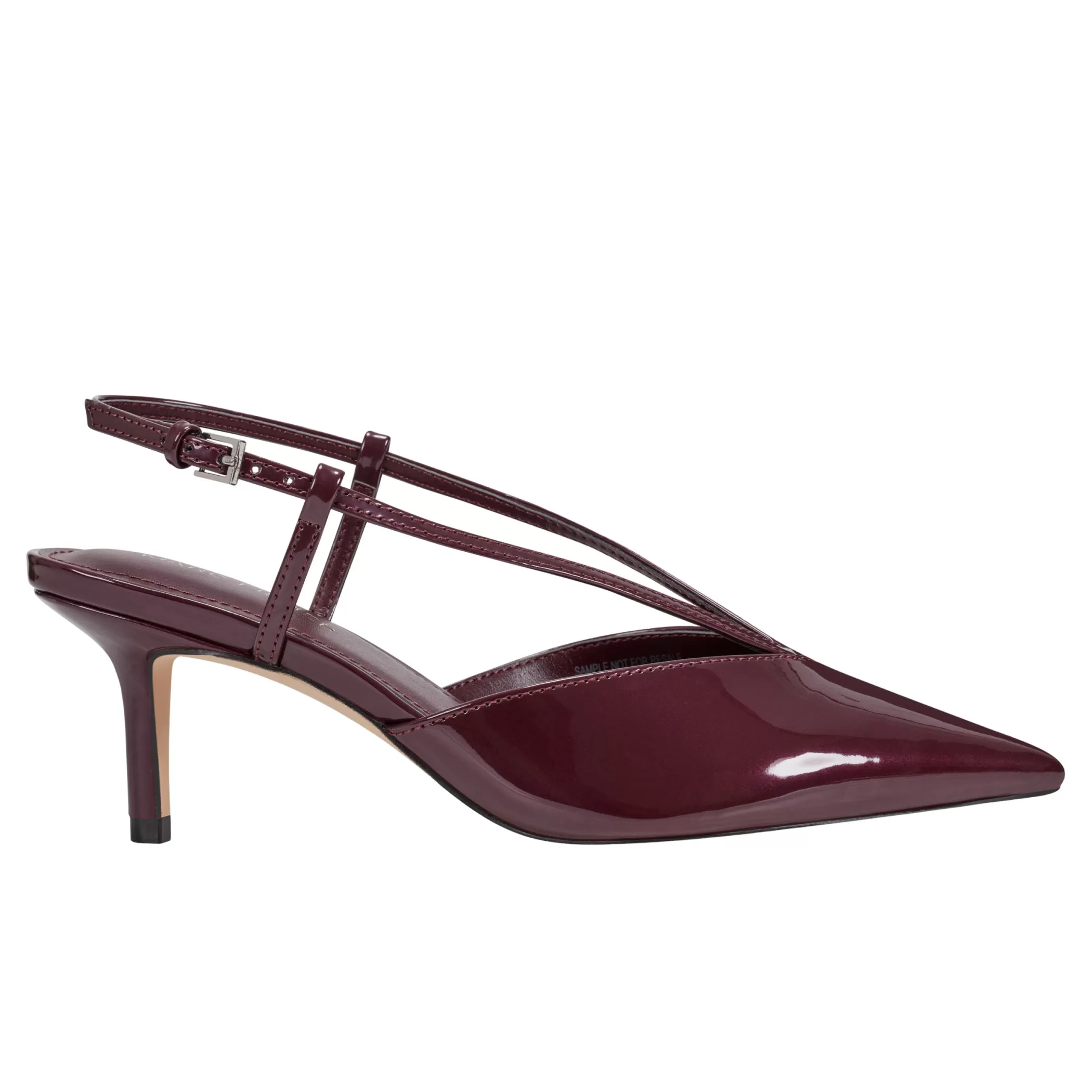 Flash Sale Marc Fisher Avila Slingback Pump Merlot Patent