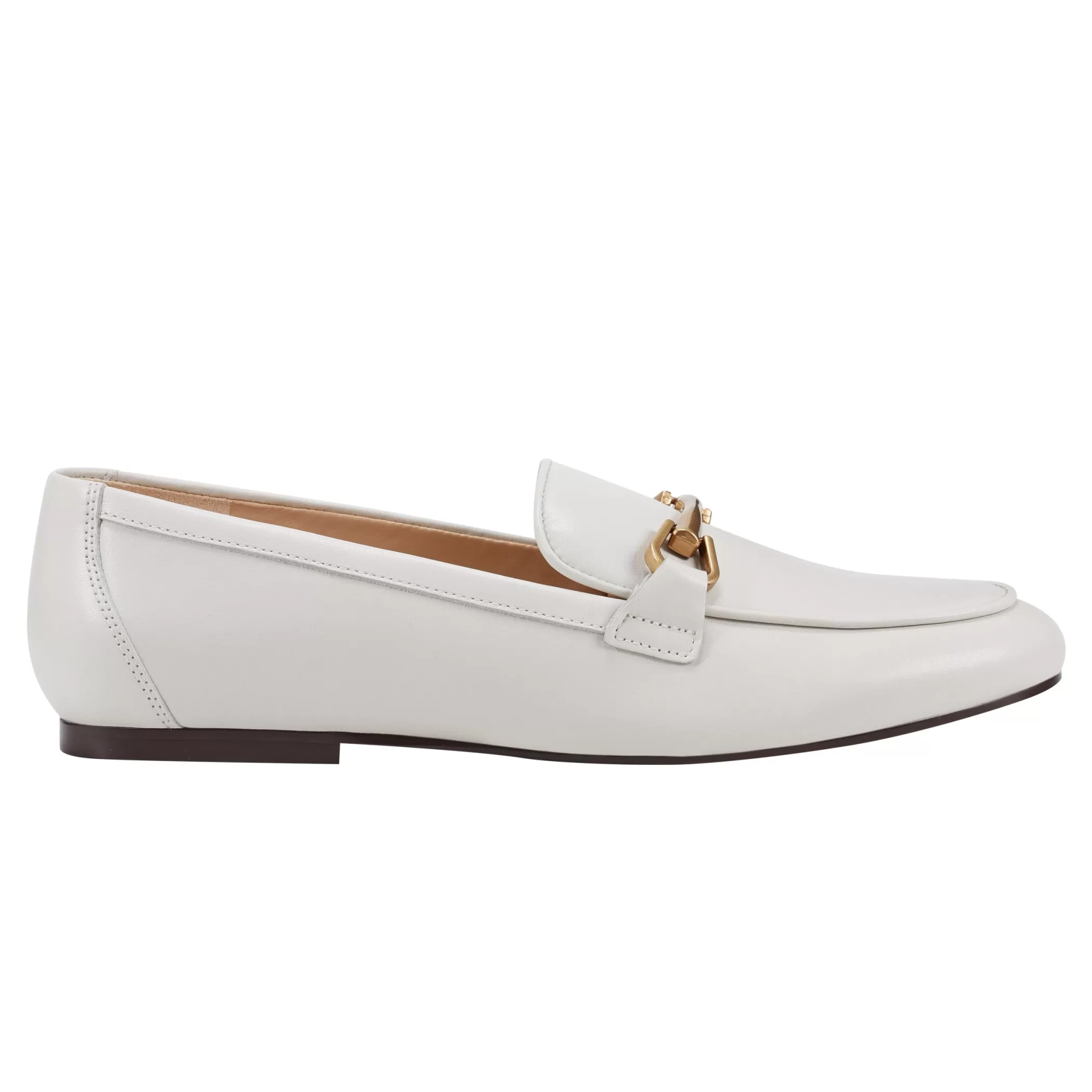 Hot Marc Fisher Bleek Loafer Ivory Leather