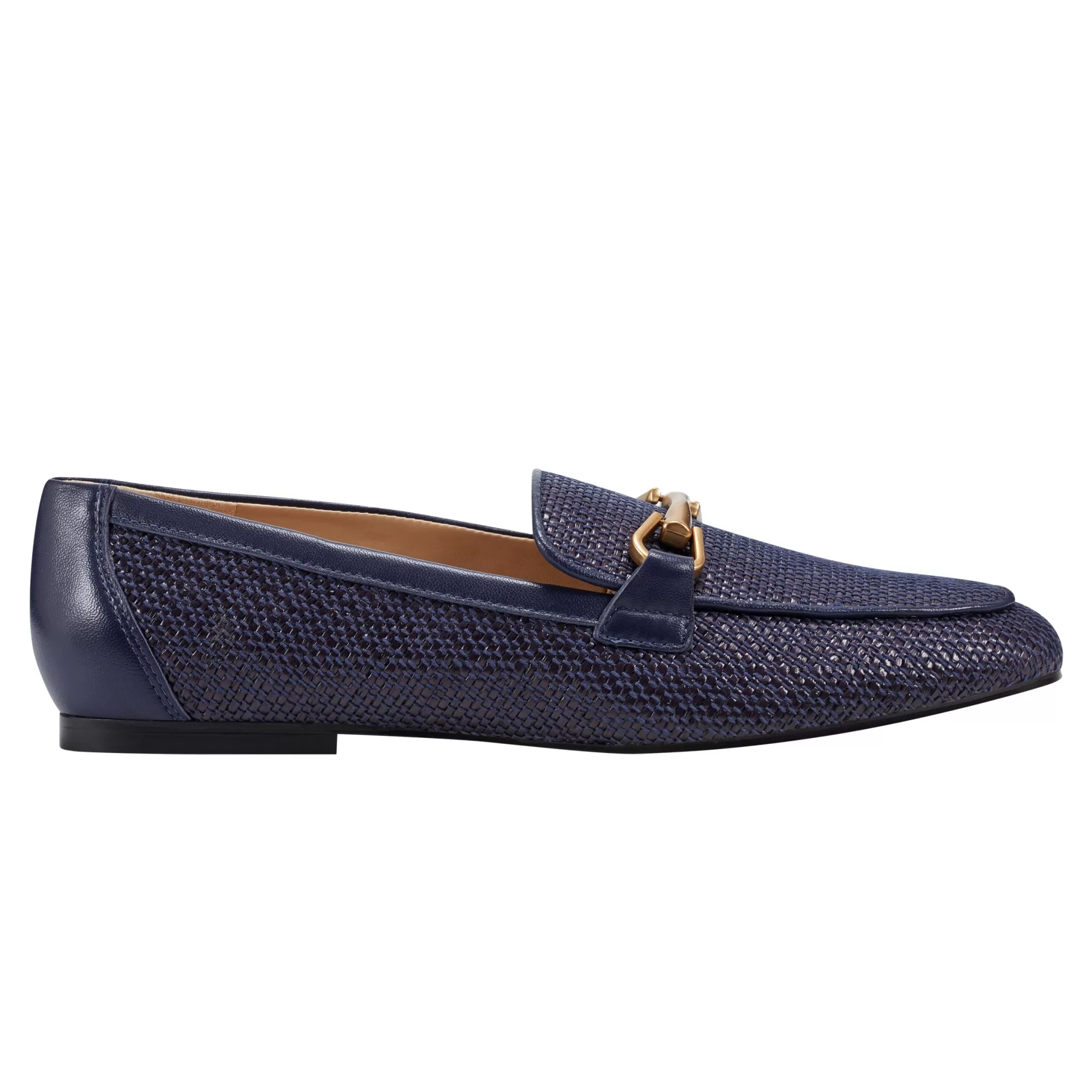 Cheap Marc Fisher Bleek Loafer Navy Raffia