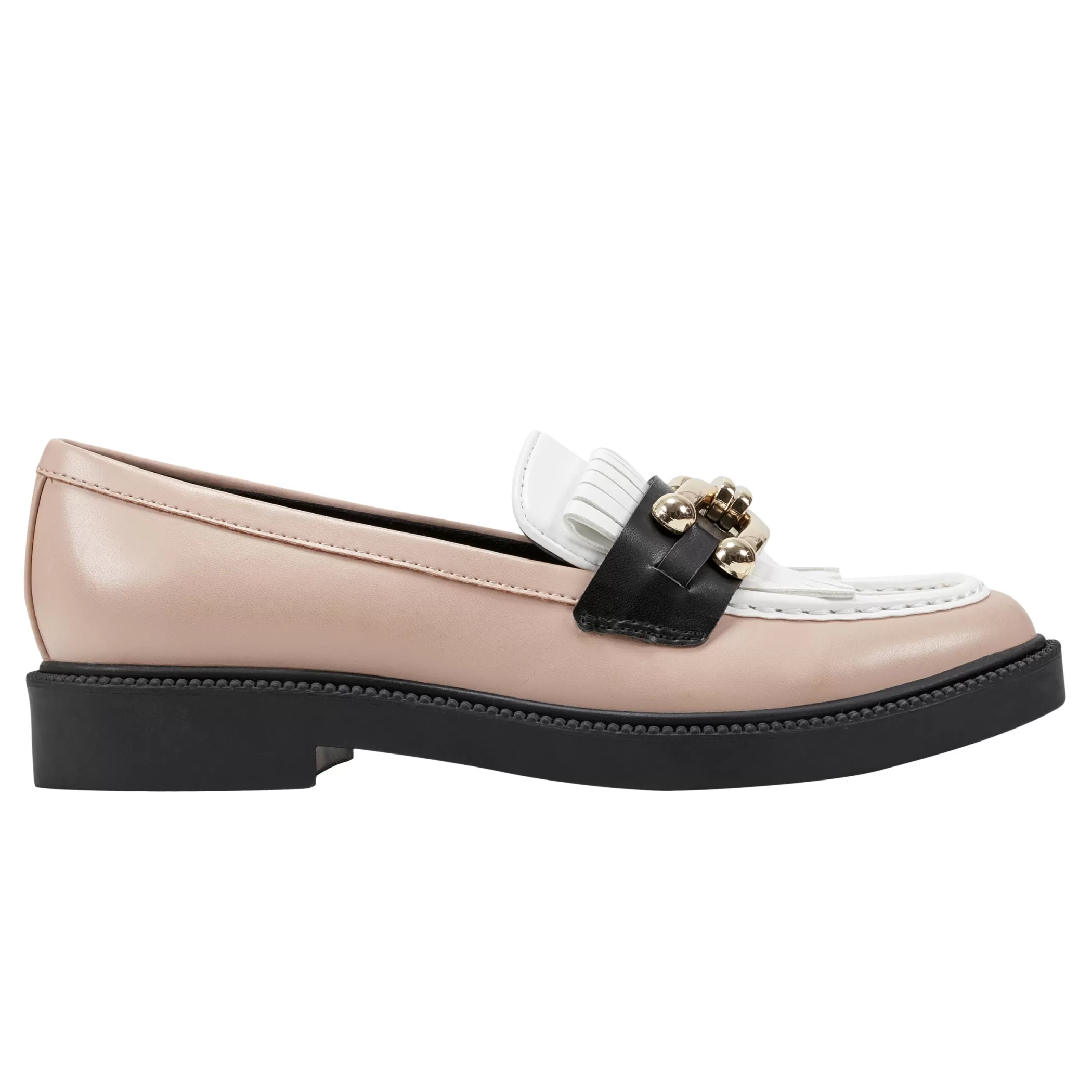 Best Sale Marc Fisher Calisto Loafer Natural/White/Black