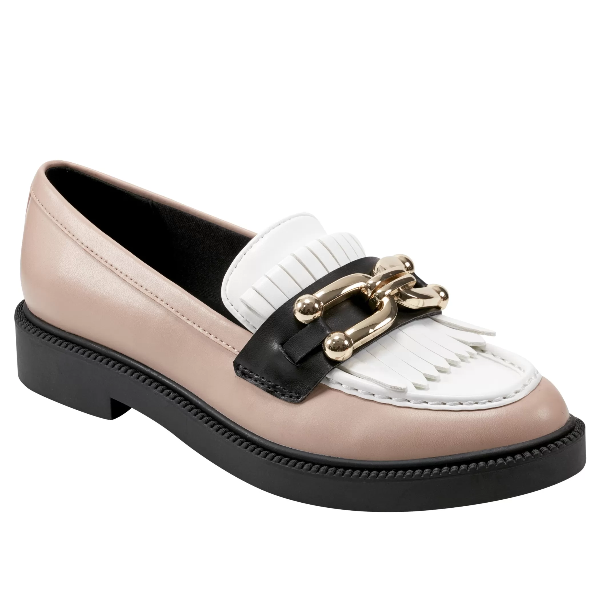 Best Sale Marc Fisher Calisto Loafer Natural/White/Black