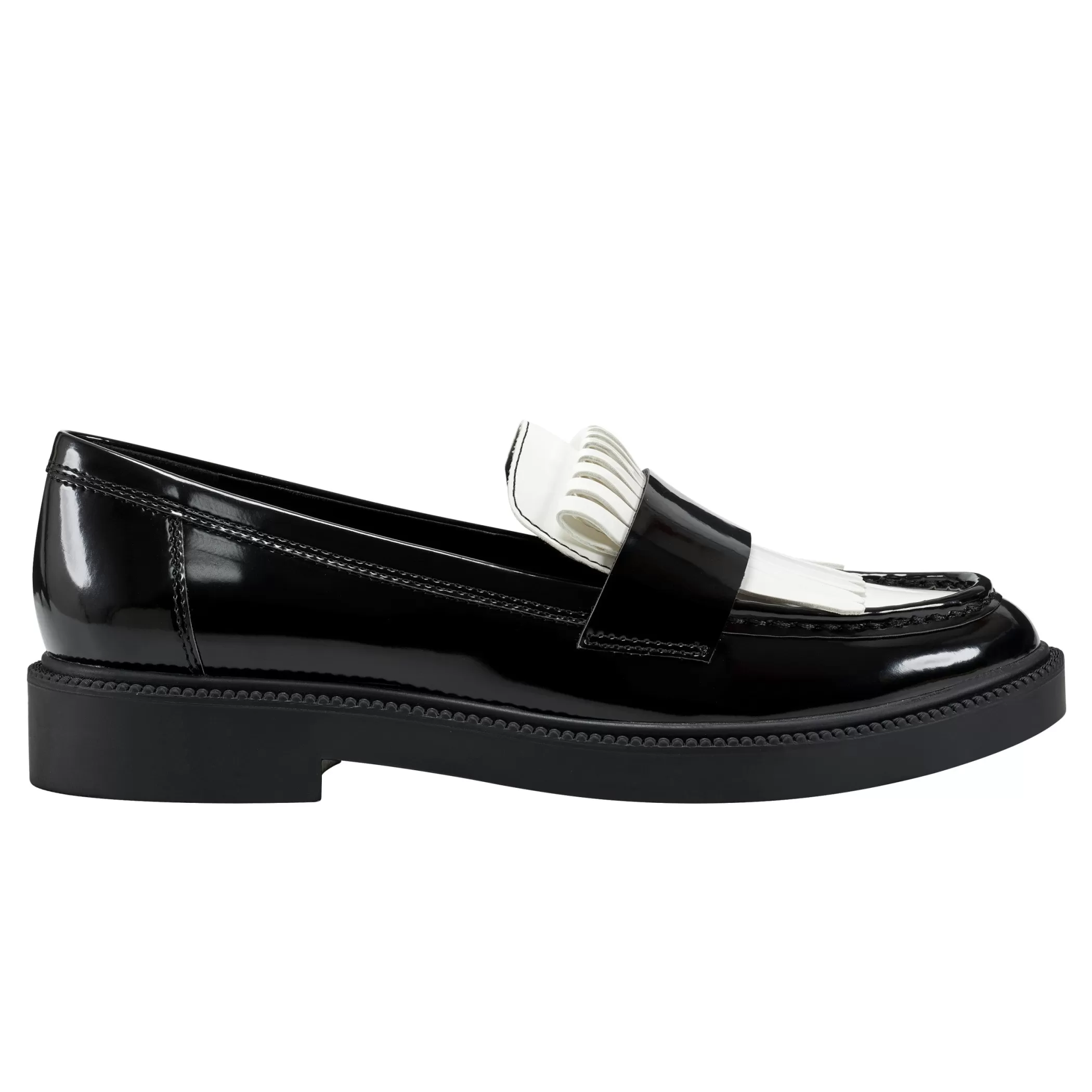 Clearance Marc Fisher Calixy Loafer Black/White