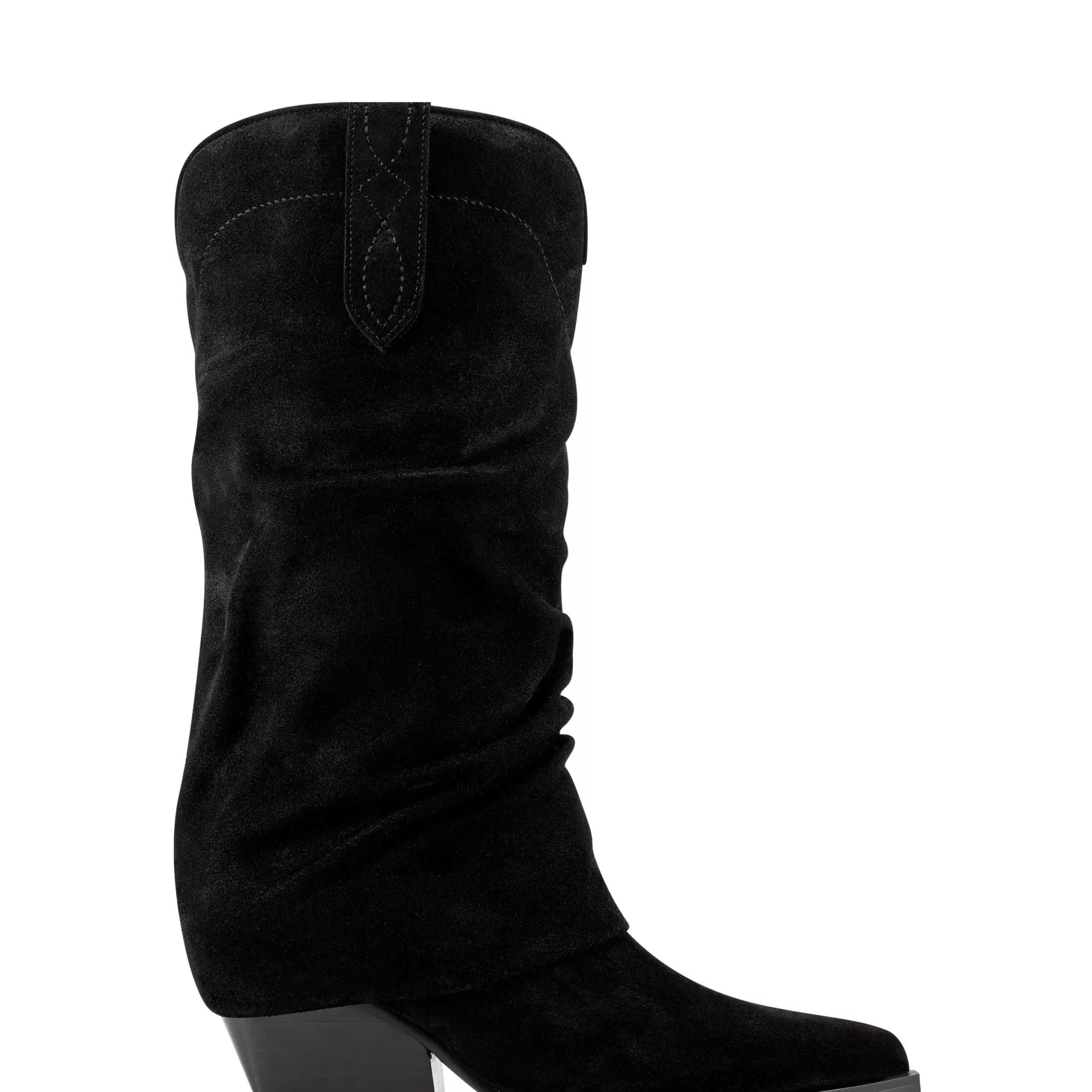 Online Marc Fisher Calysta Block Heel Pointy Toe Boot Black