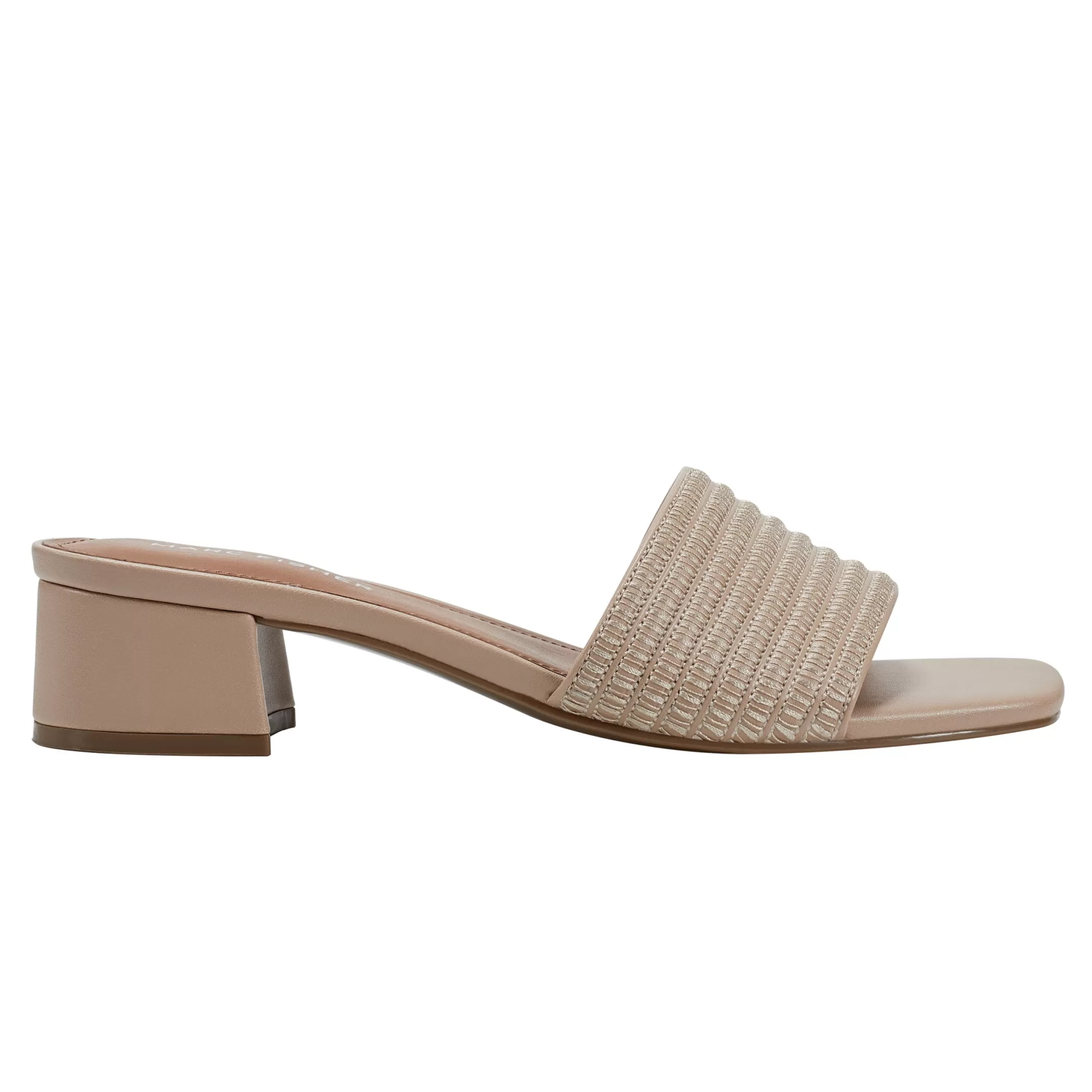 Cheap Marc Fisher Casala Block Heel Sandal Light Natural