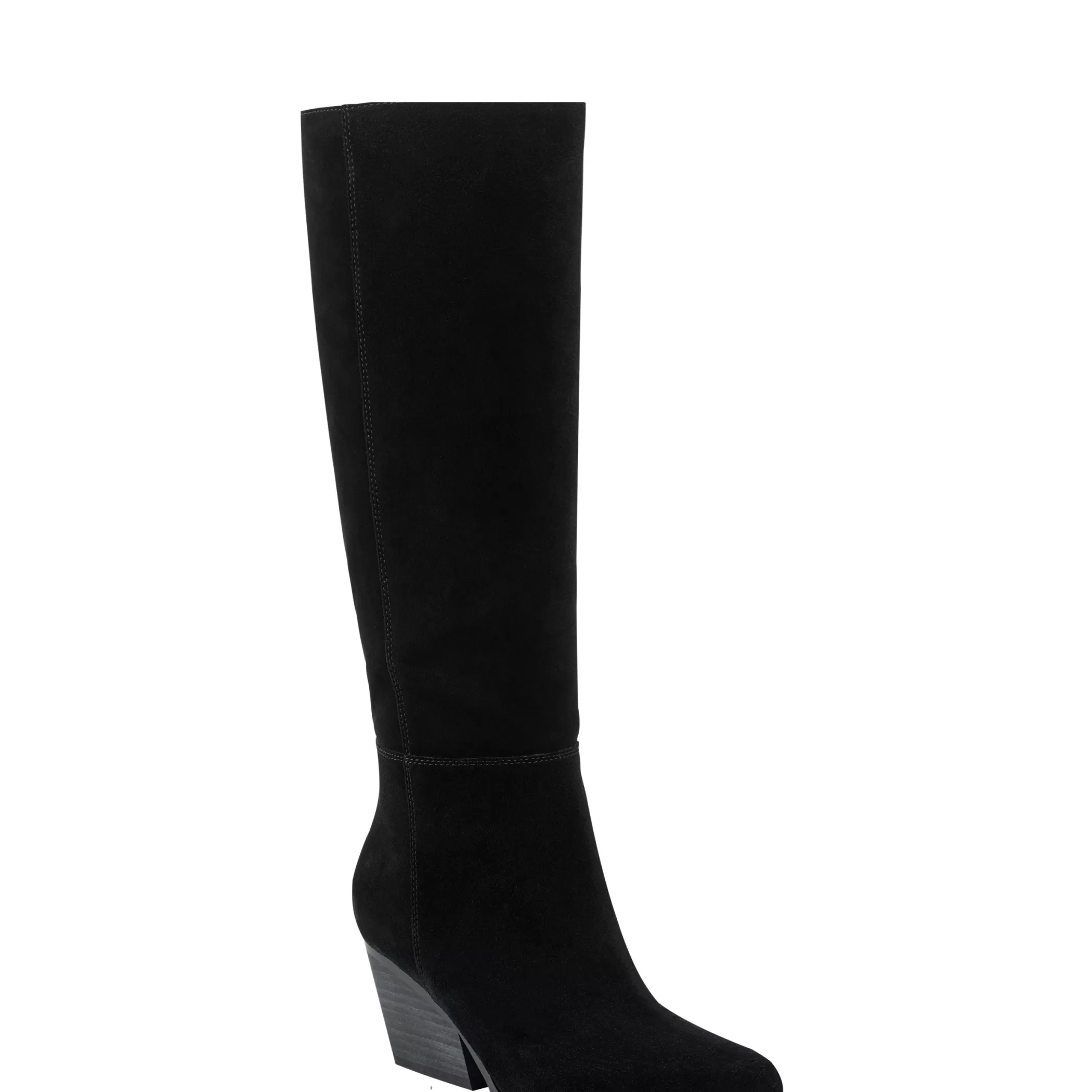 Sale Marc Fisher Challi Pointy Toe Boot Black Suede