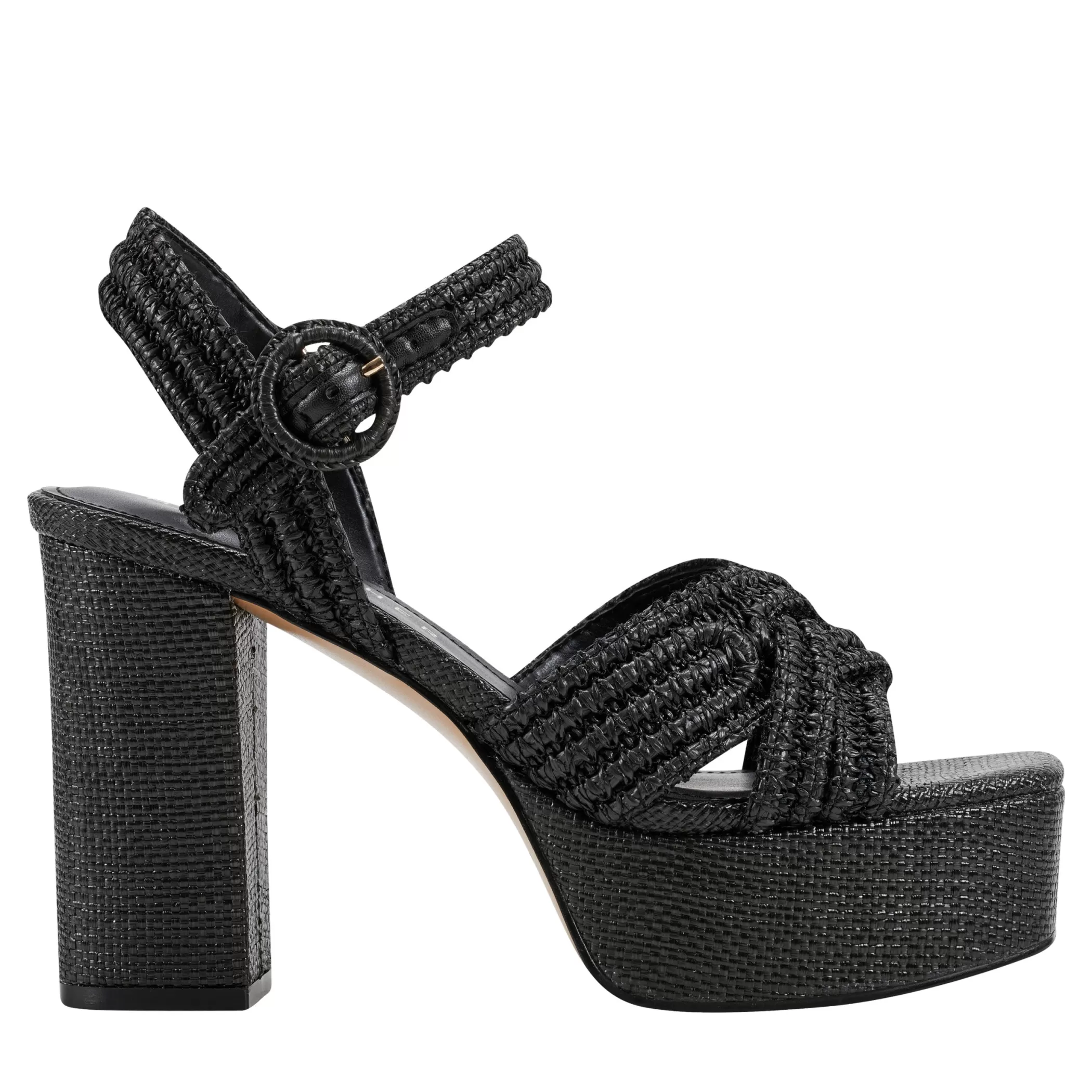 Sale Marc Fisher Chesse Platform Sandal Black