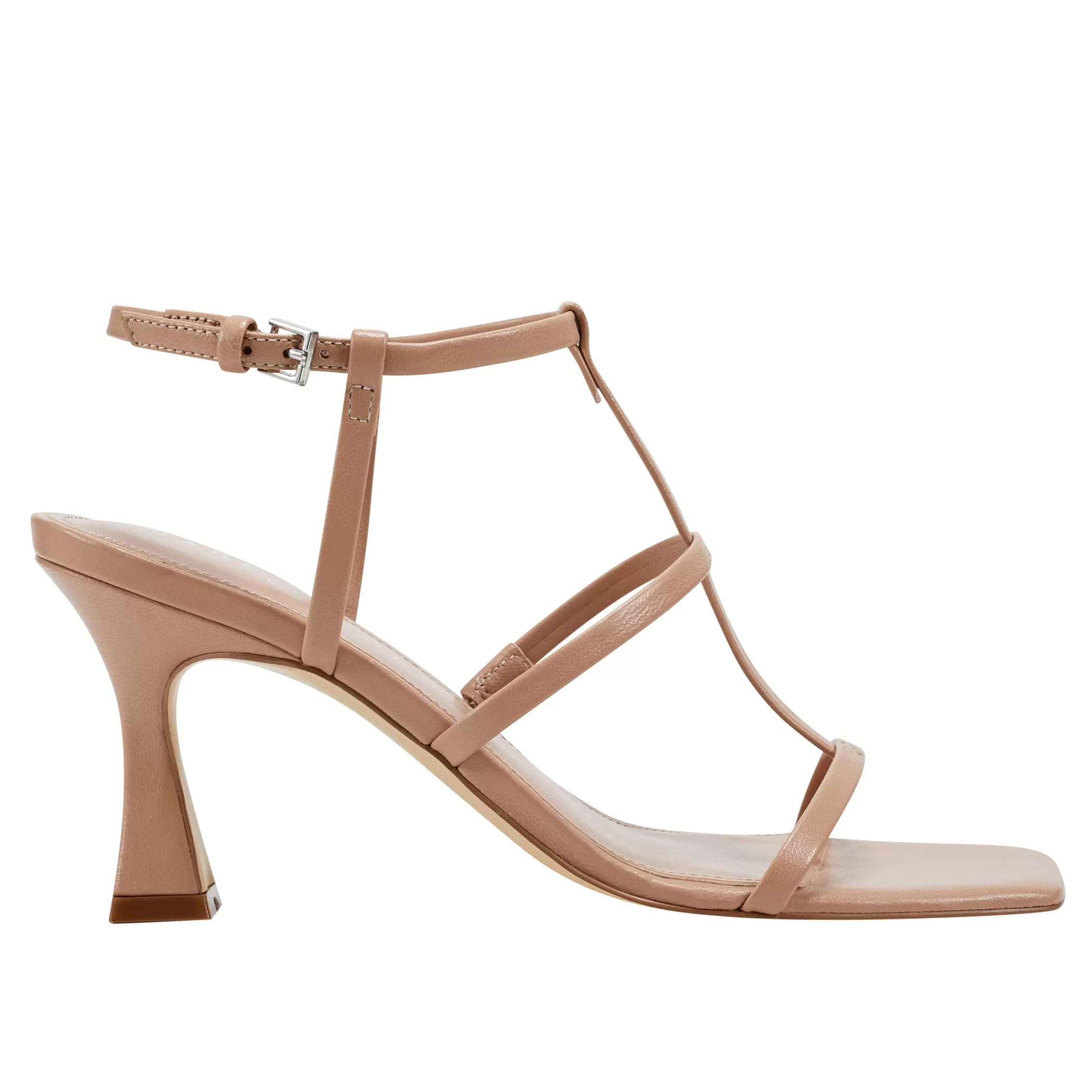 Hot Marc Fisher Dennie Strappy Dress Sandal Natural Leather