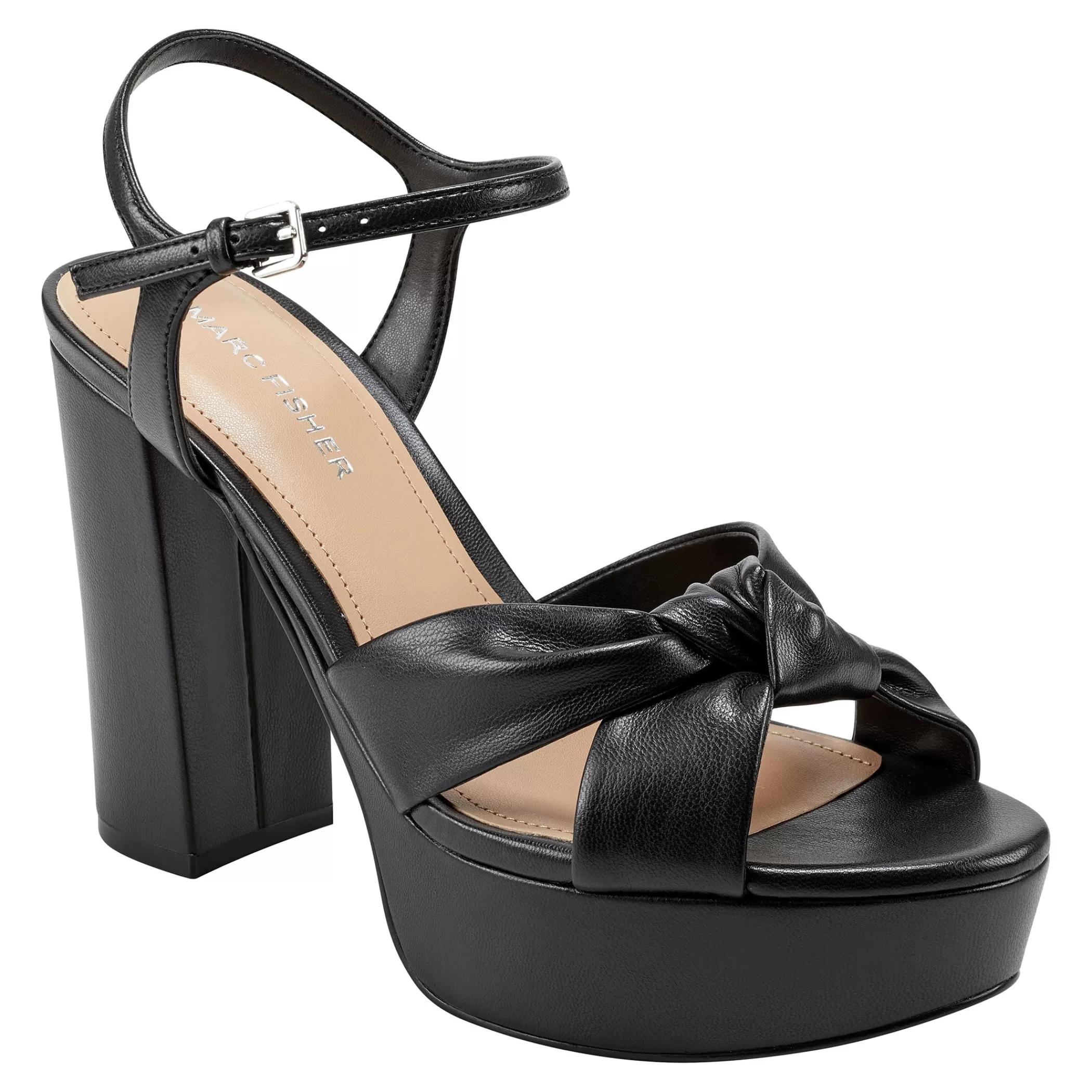 Discount Marc Fisher Deren Platform Sandal Black