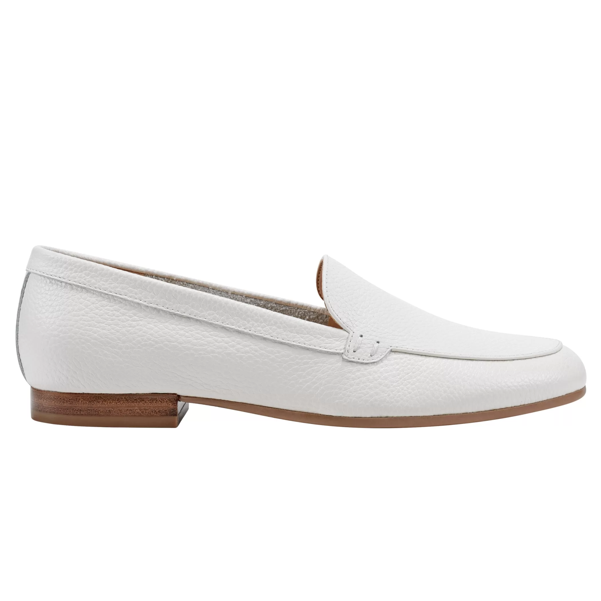 New Marc Fisher Docida Loafer Chic Cream Leather