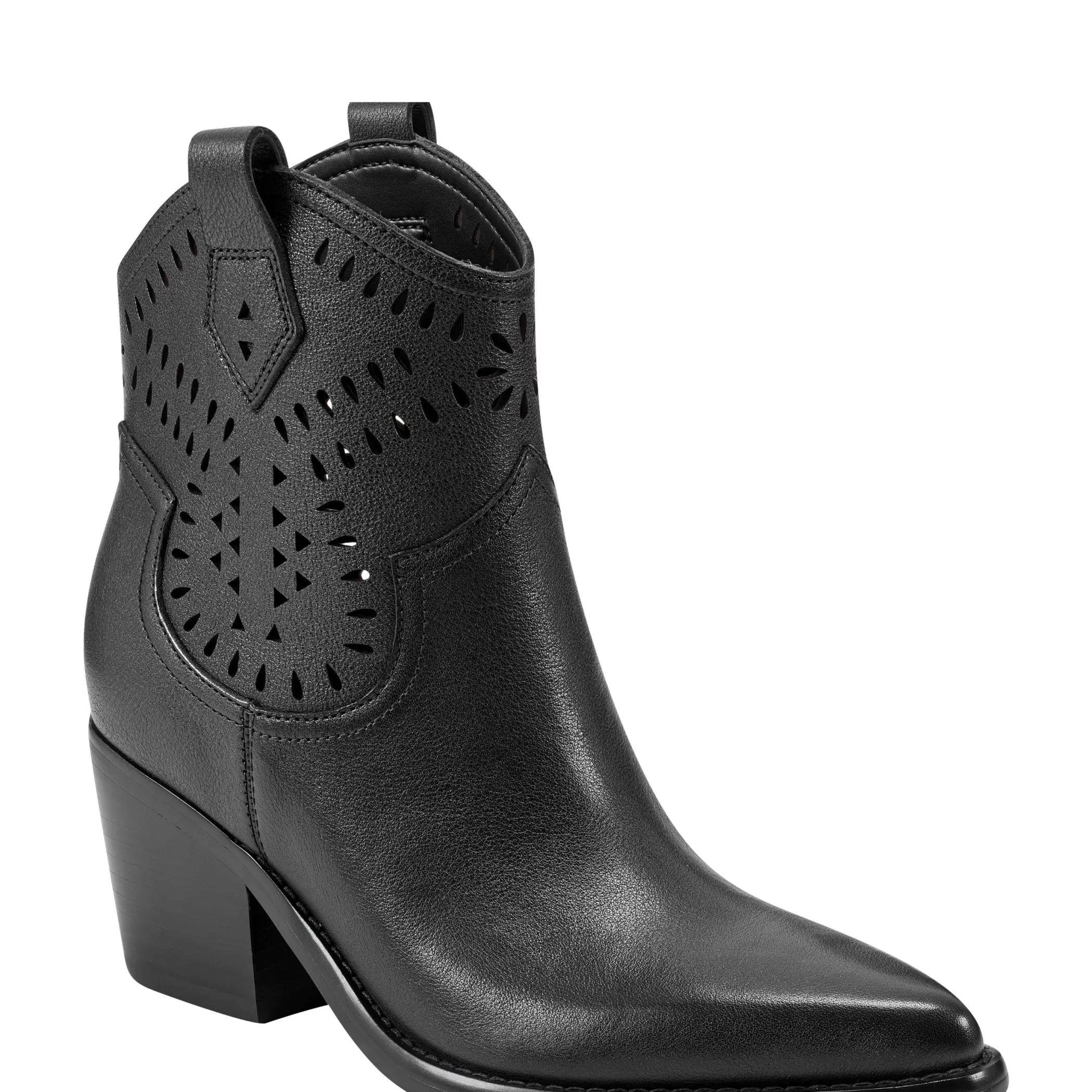 Cheap Marc Fisher Elyma Perferated Western Bootie