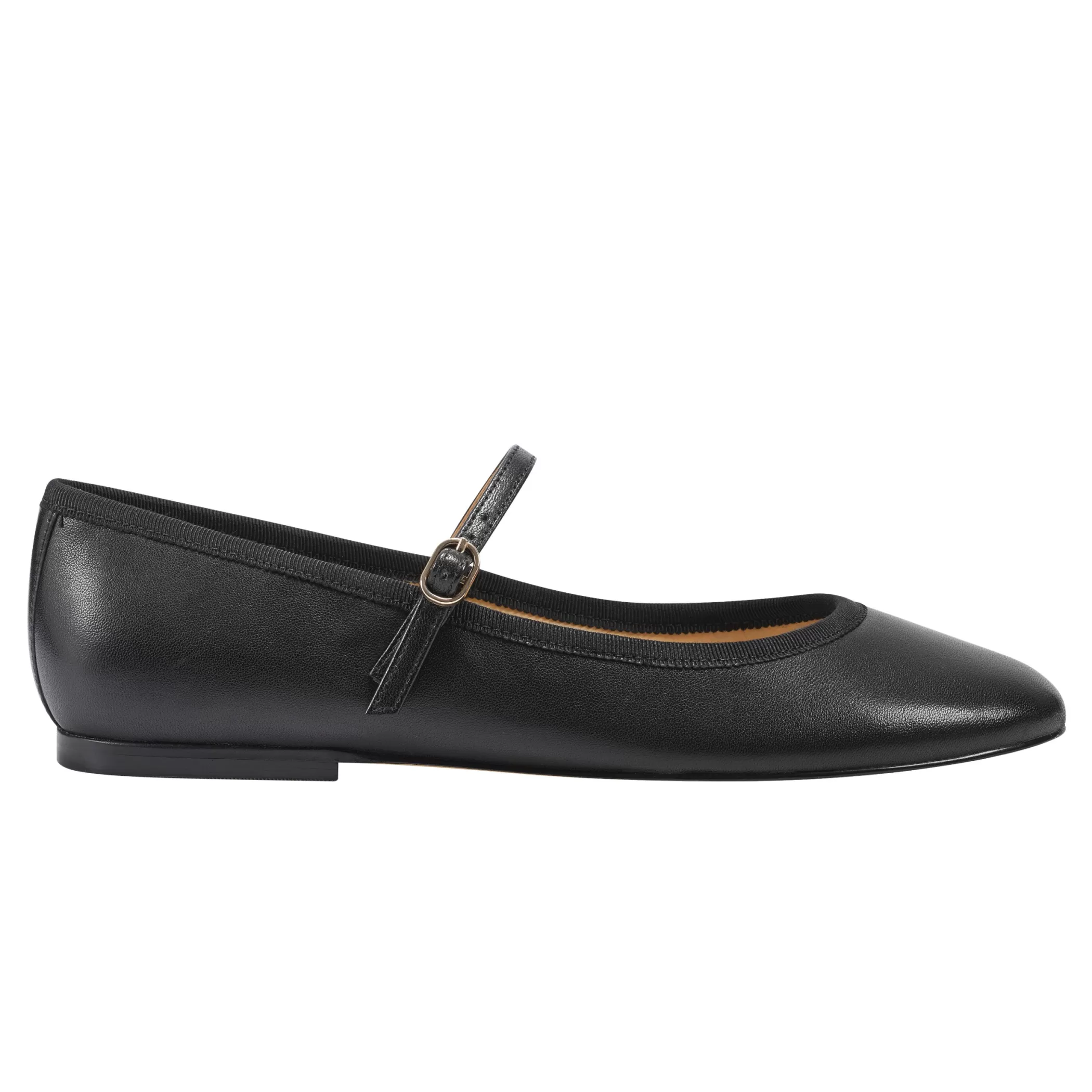 Flash Sale Marc Fisher Espina Ballet Flat Black Leather