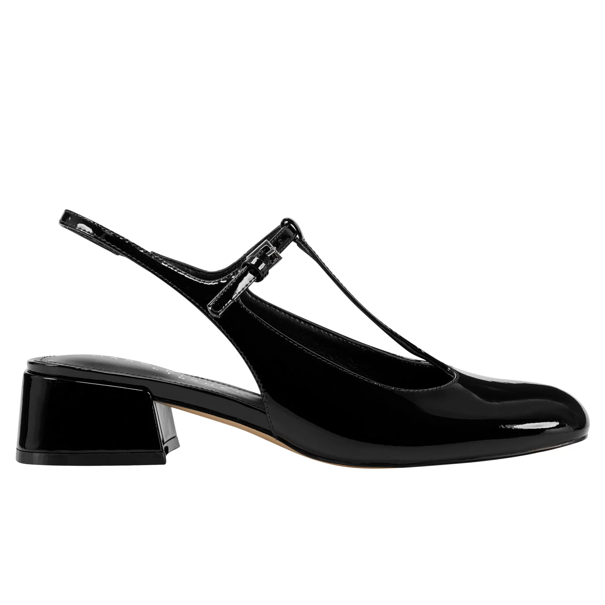 Cheap Marc Fisher Folly Block Heel Slingback Pump Black