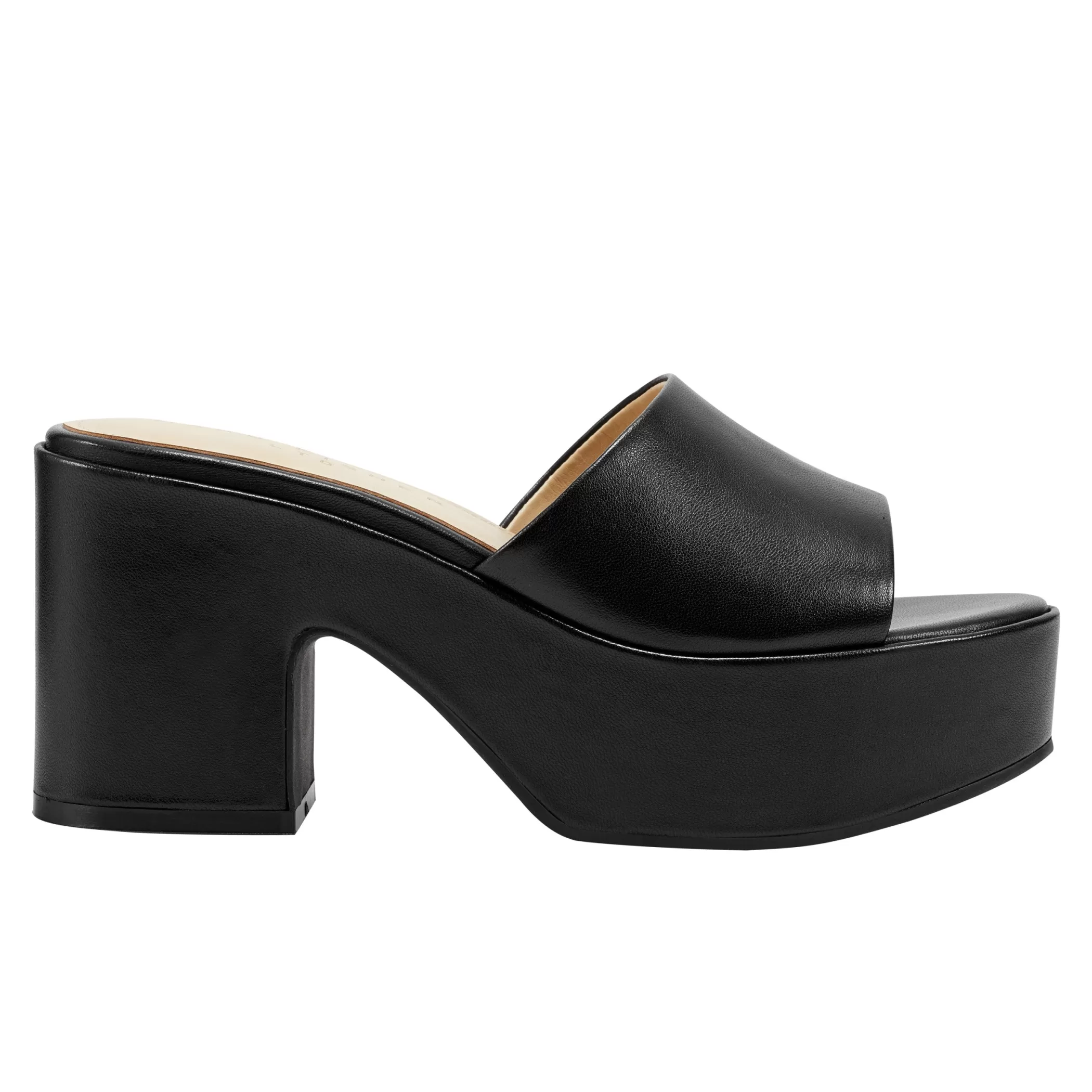 Fashion Marc Fisher Forina Platform Slide Sandal Black