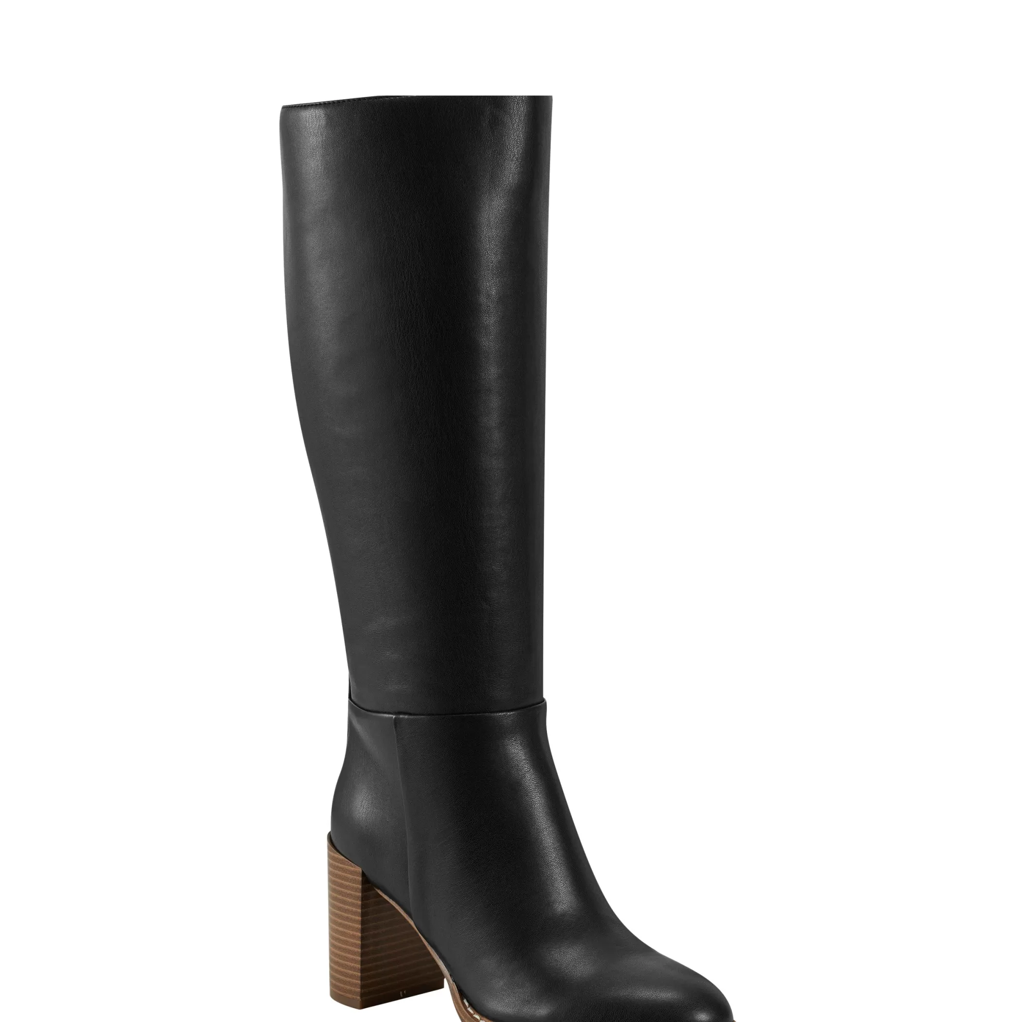 Online Marc Fisher Gabey Round Toe Block Heel Dress Boot