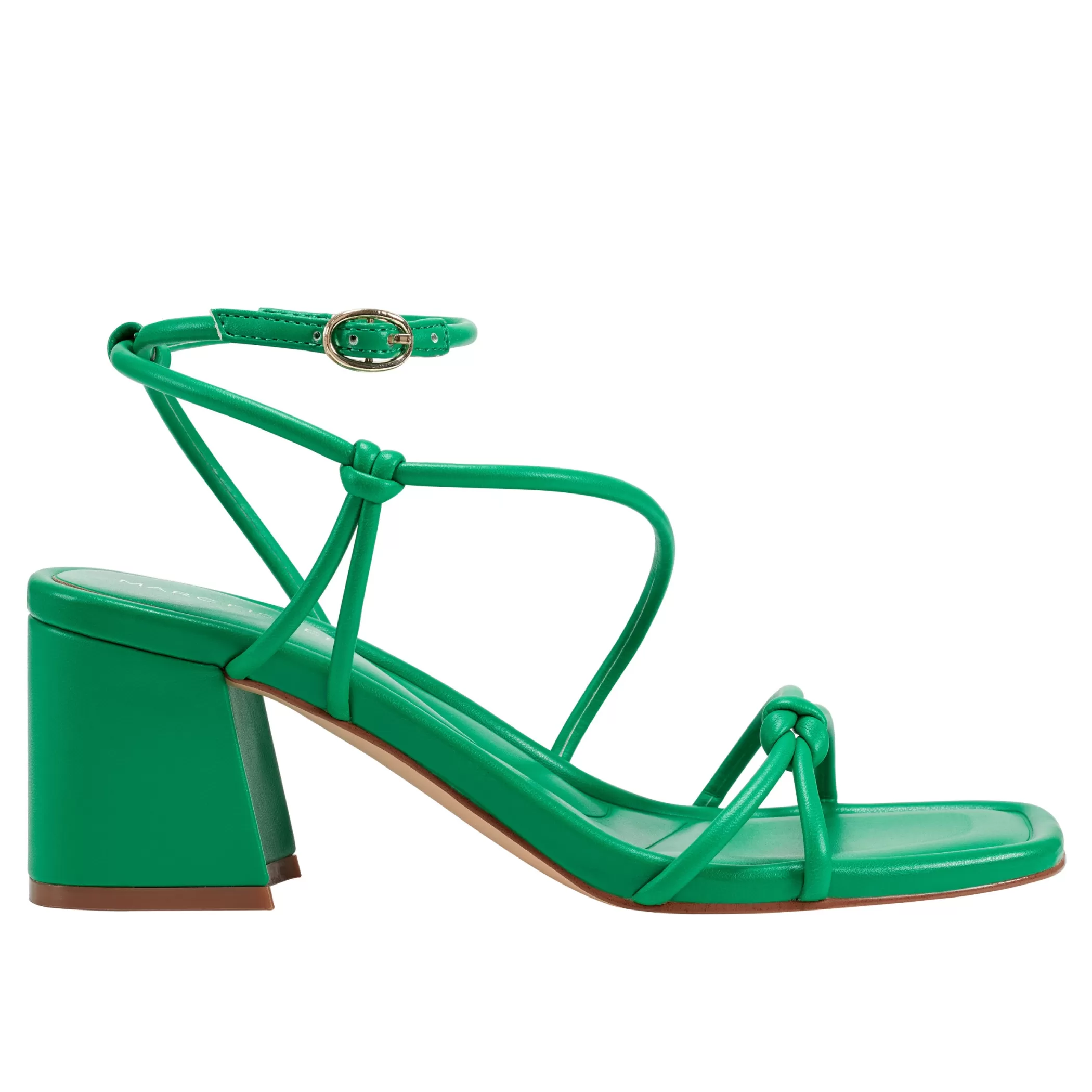 Discount Marc Fisher Gurion Block Heel Sandal Dark Green