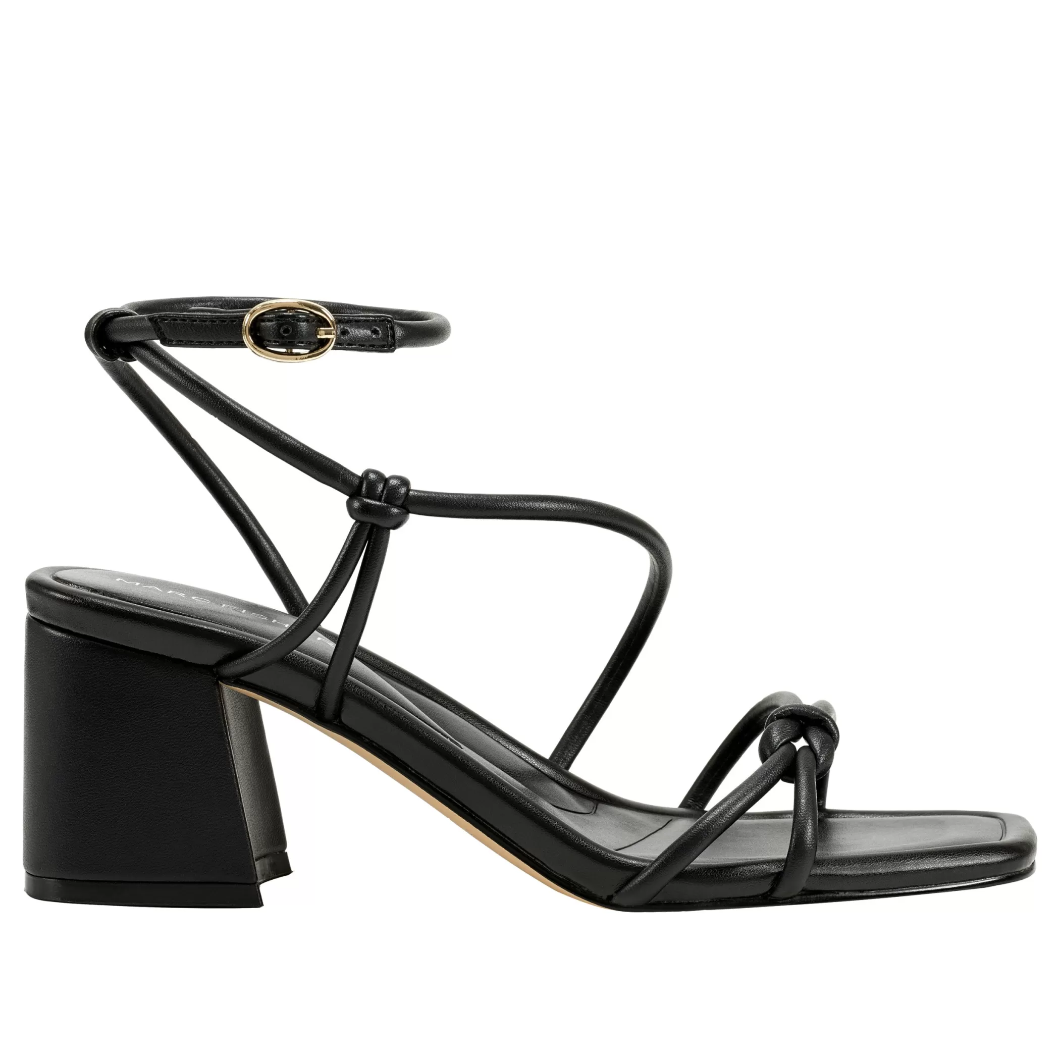 Flash Sale Marc Fisher Gurion Block Heel Sandal Black