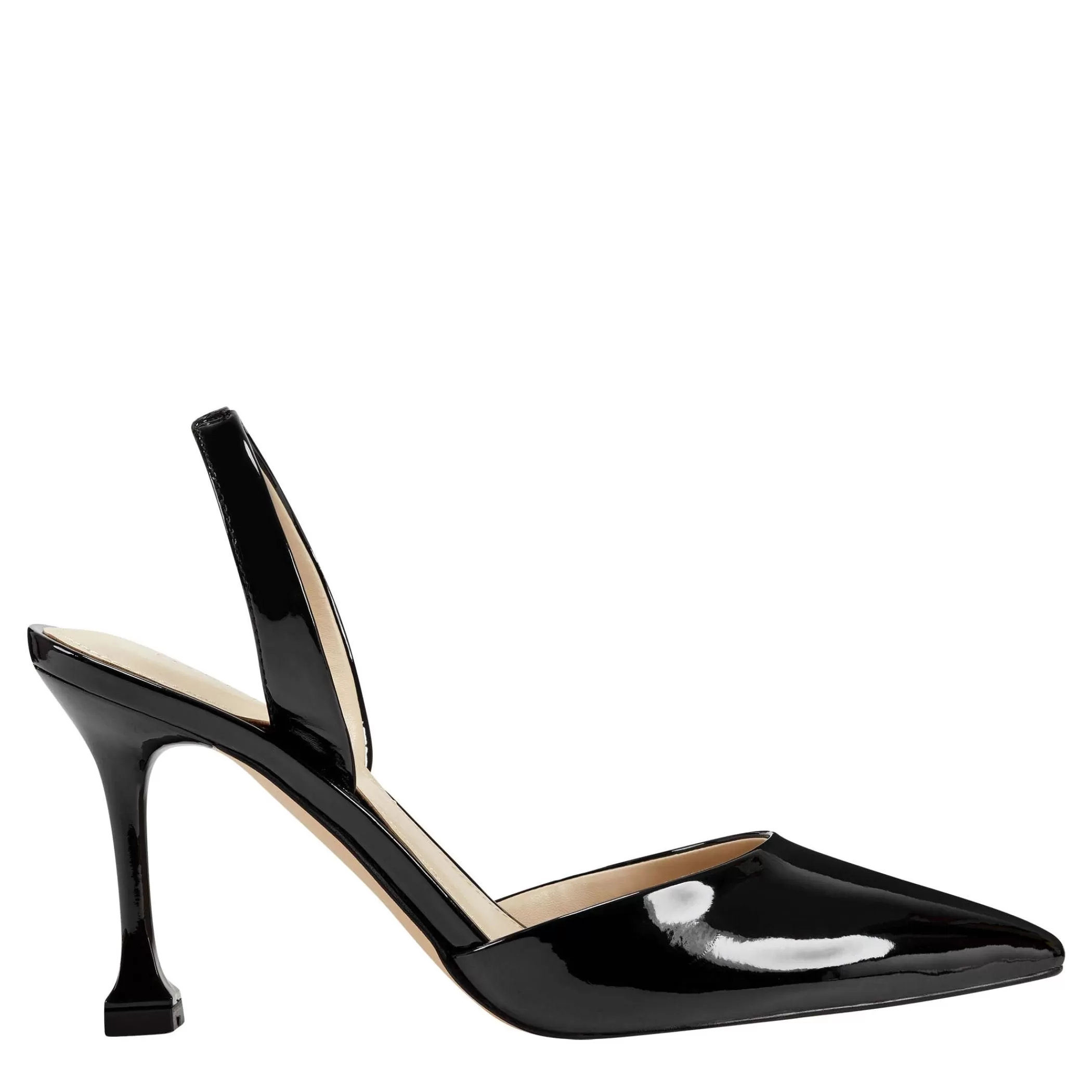 Sale Marc Fisher Hadya Slingback Pump Black Patent