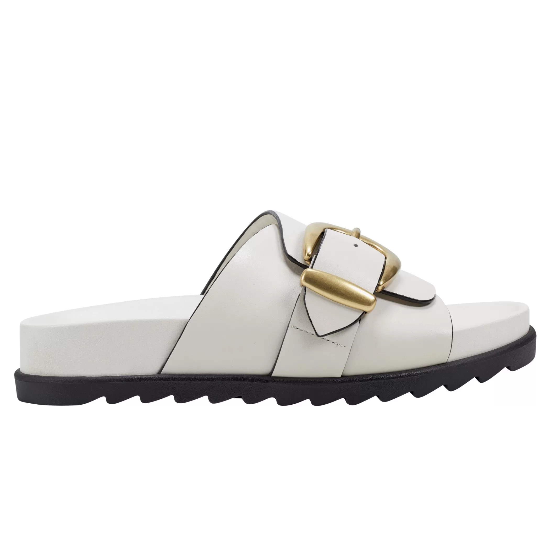 Cheap Marc Fisher Hattie Footbed Slide Sandal Chic Cream