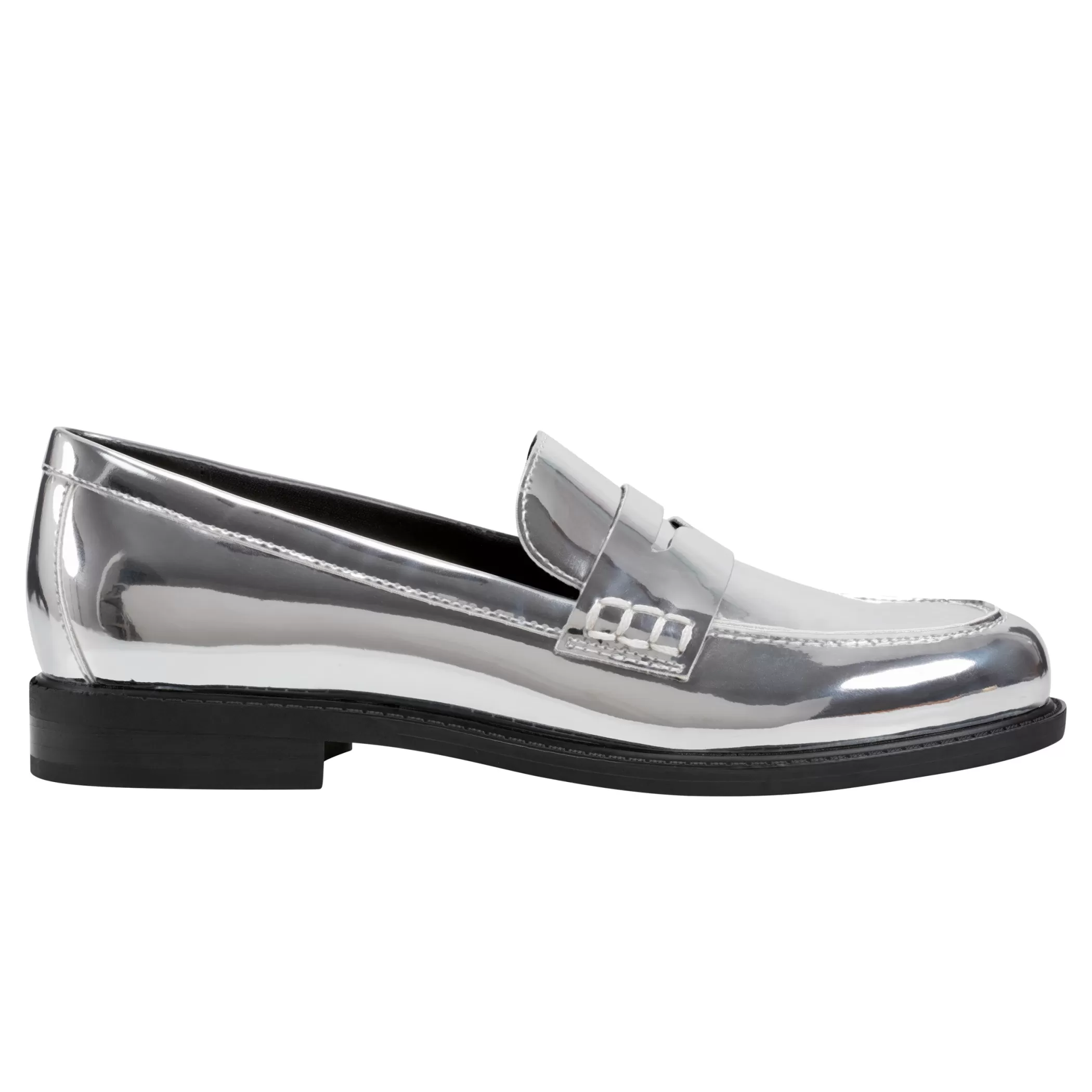 Online Marc Fisher Ilithia Loafer Silver Metallic