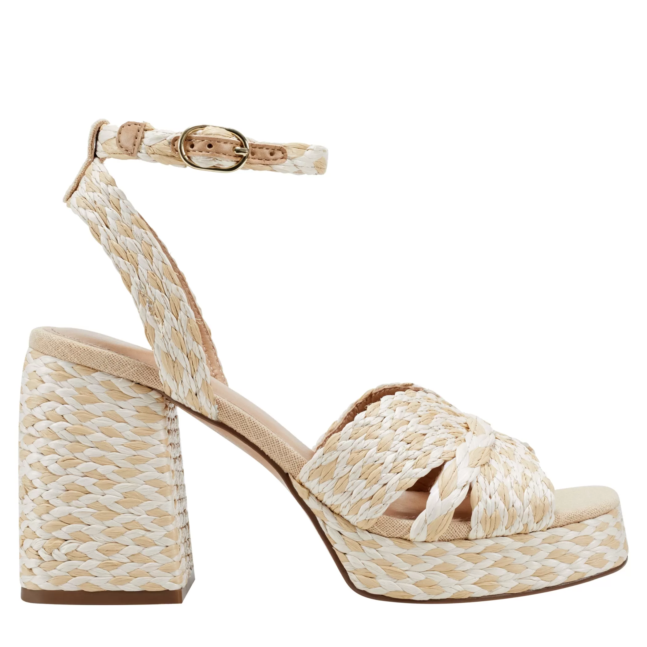 Best Marc Fisher Janie Platform Sandal Light Natural