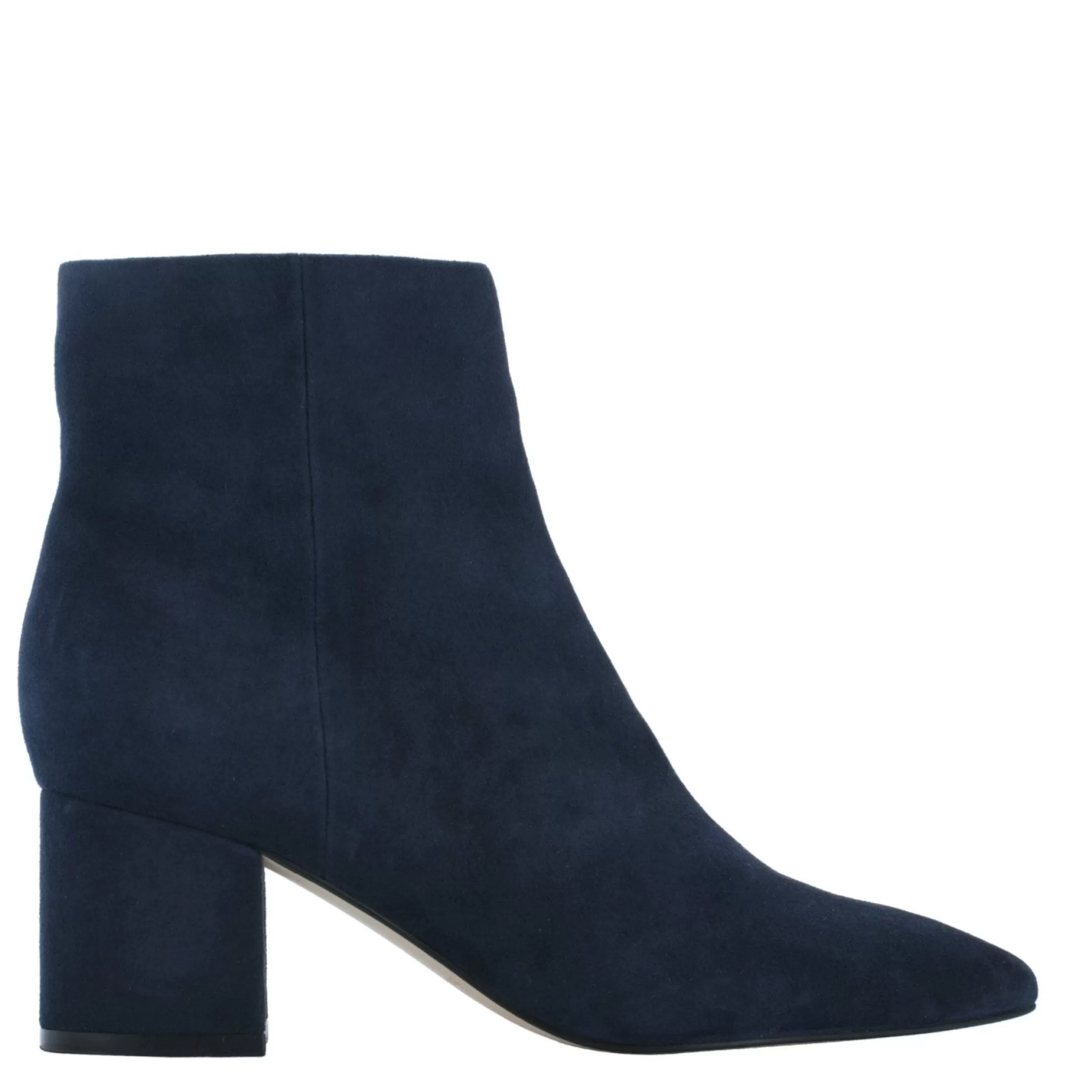 Clearance Marc Fisher Jarli Pointy Ankle Bootie Navy Suede