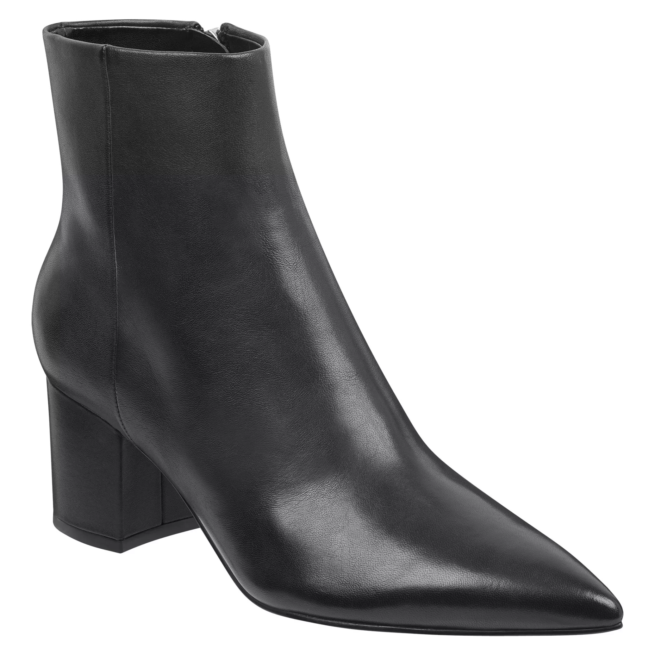 Hot Marc Fisher Jarli Pointy Ankle Bootie Black Leather