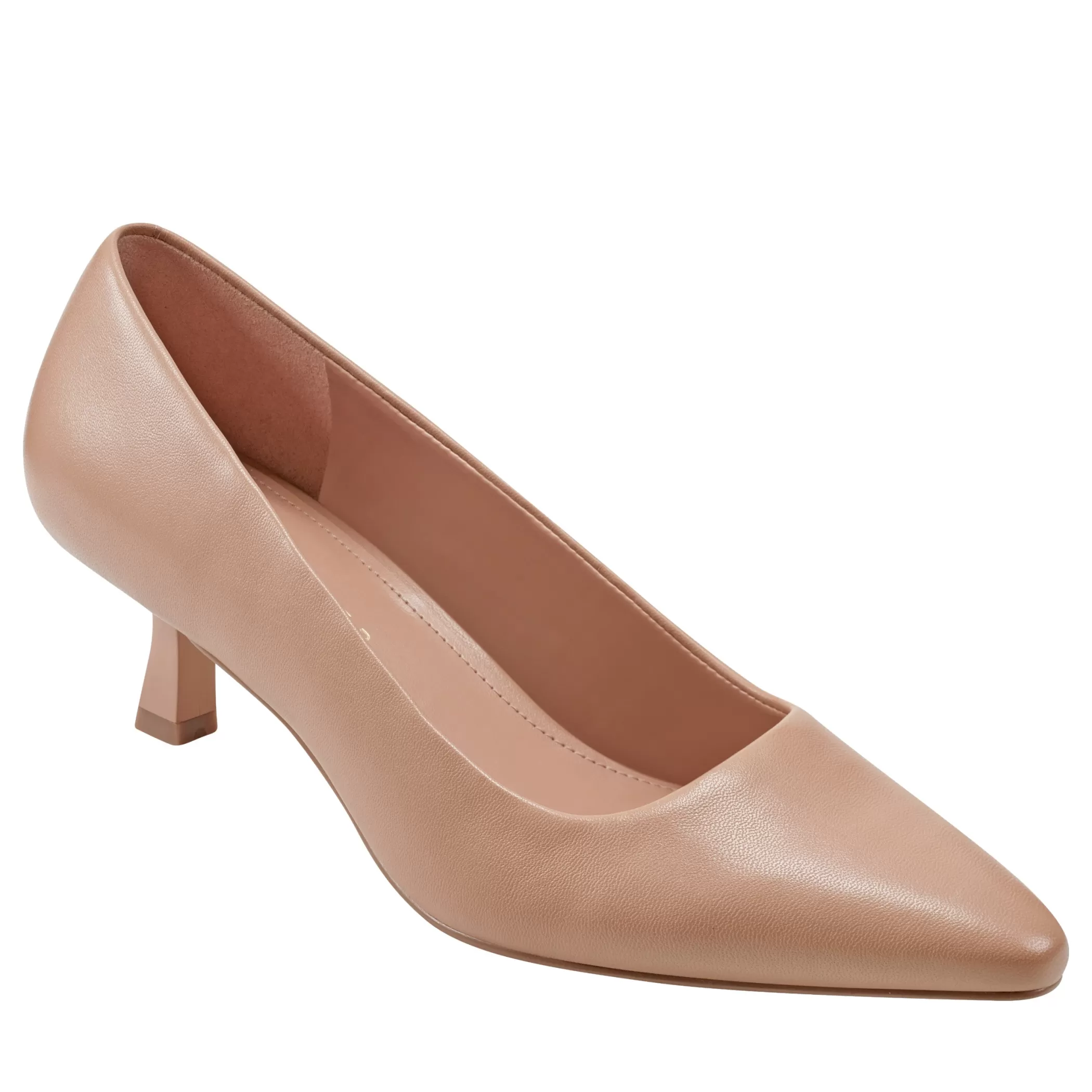 New Marc Fisher Kendri Pump Natural Leather