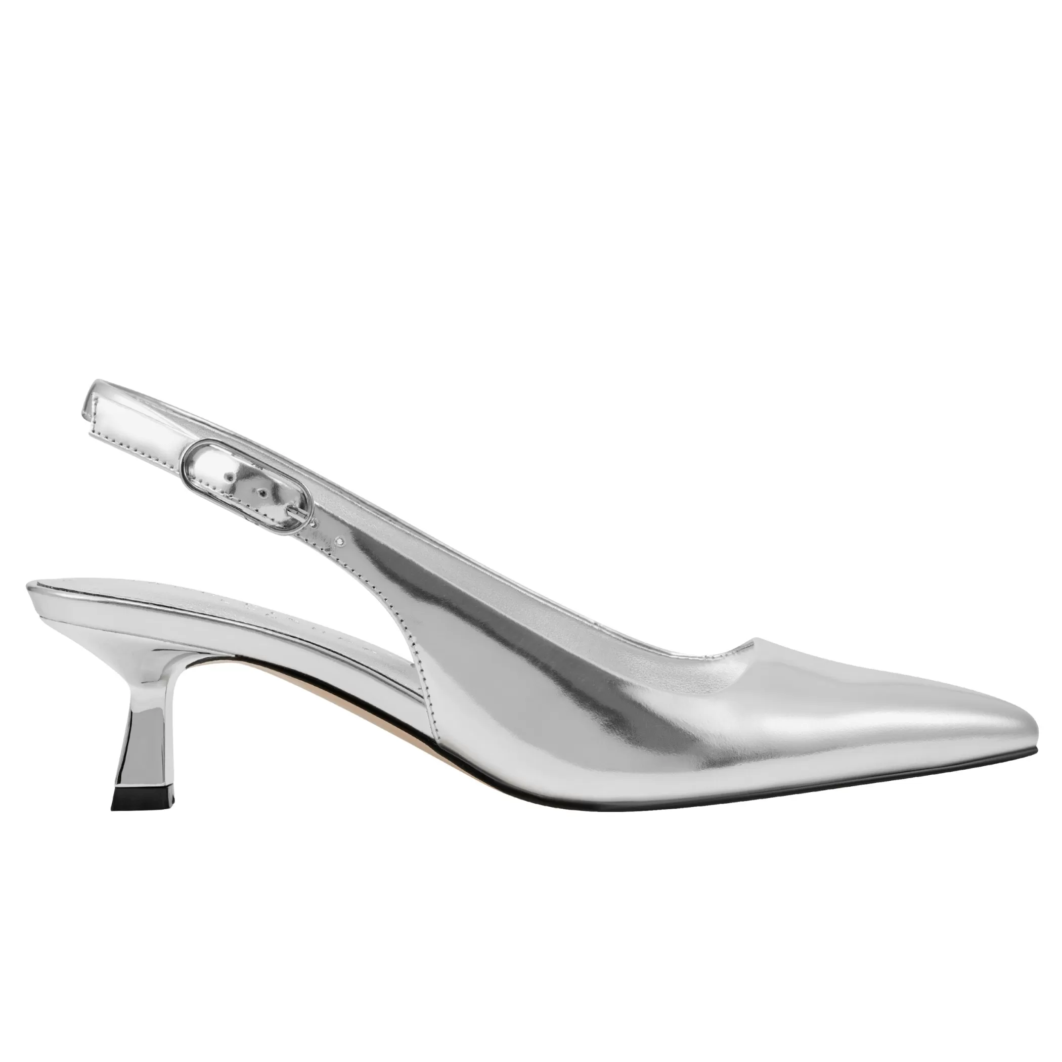 Flash Sale Marc Fisher Kory Slingback Pump Silver Leather