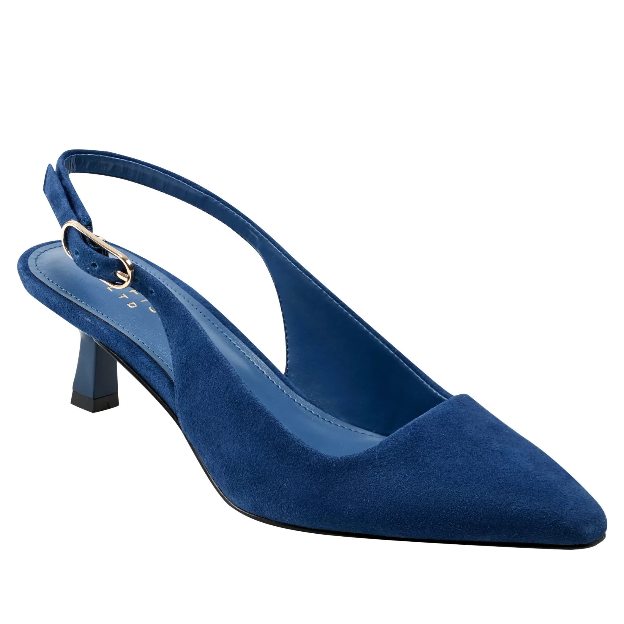 Flash Sale Marc Fisher Kory Slingback Pump Dark Blue Suede