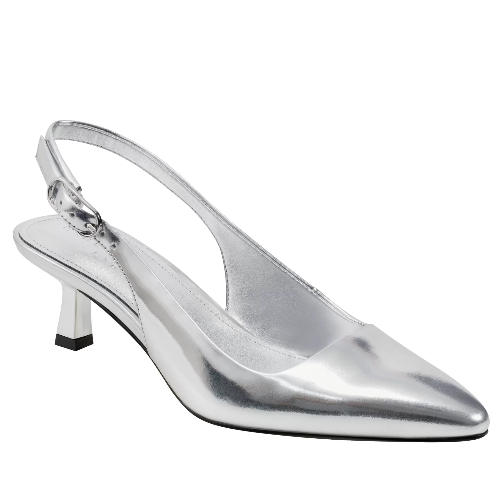 Flash Sale Marc Fisher Kory Slingback Pump Silver Leather