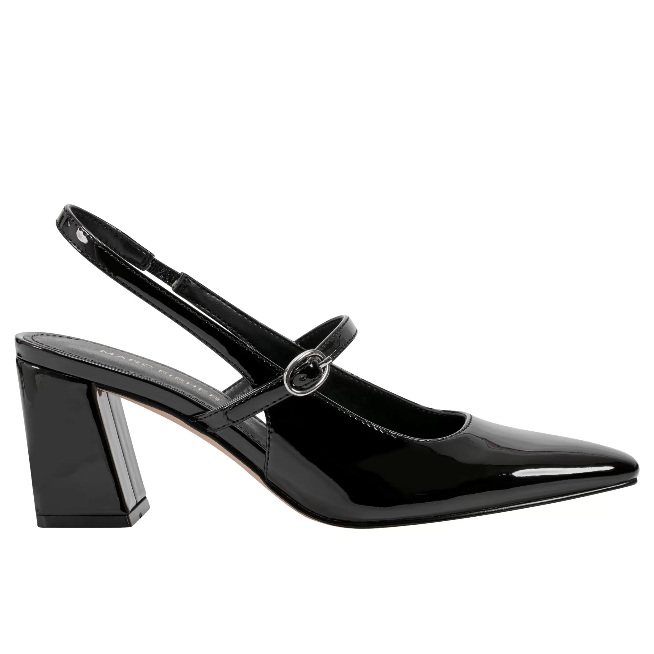 Outlet Marc Fisher Lanai Slingback Pump Black Patent