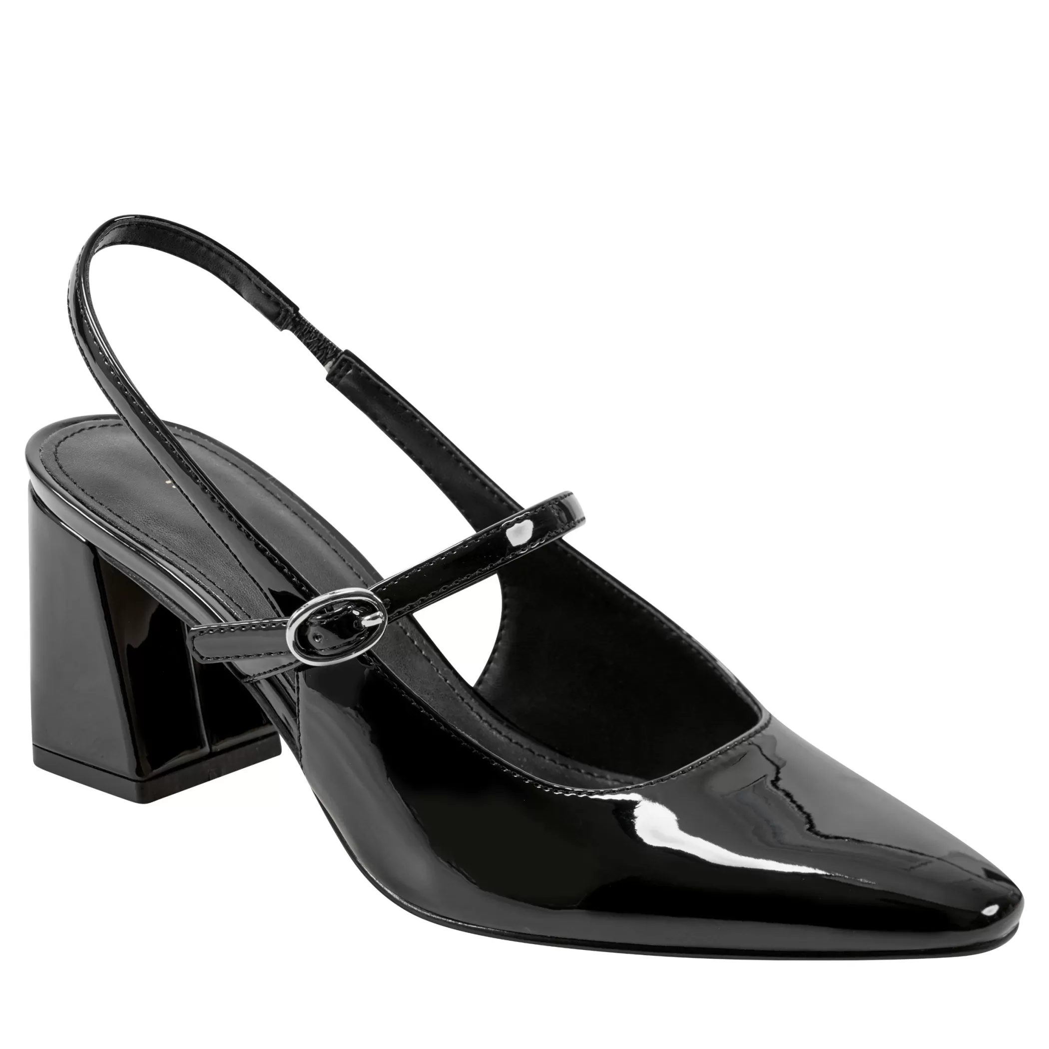 Outlet Marc Fisher Lanai Slingback Pump Black Patent