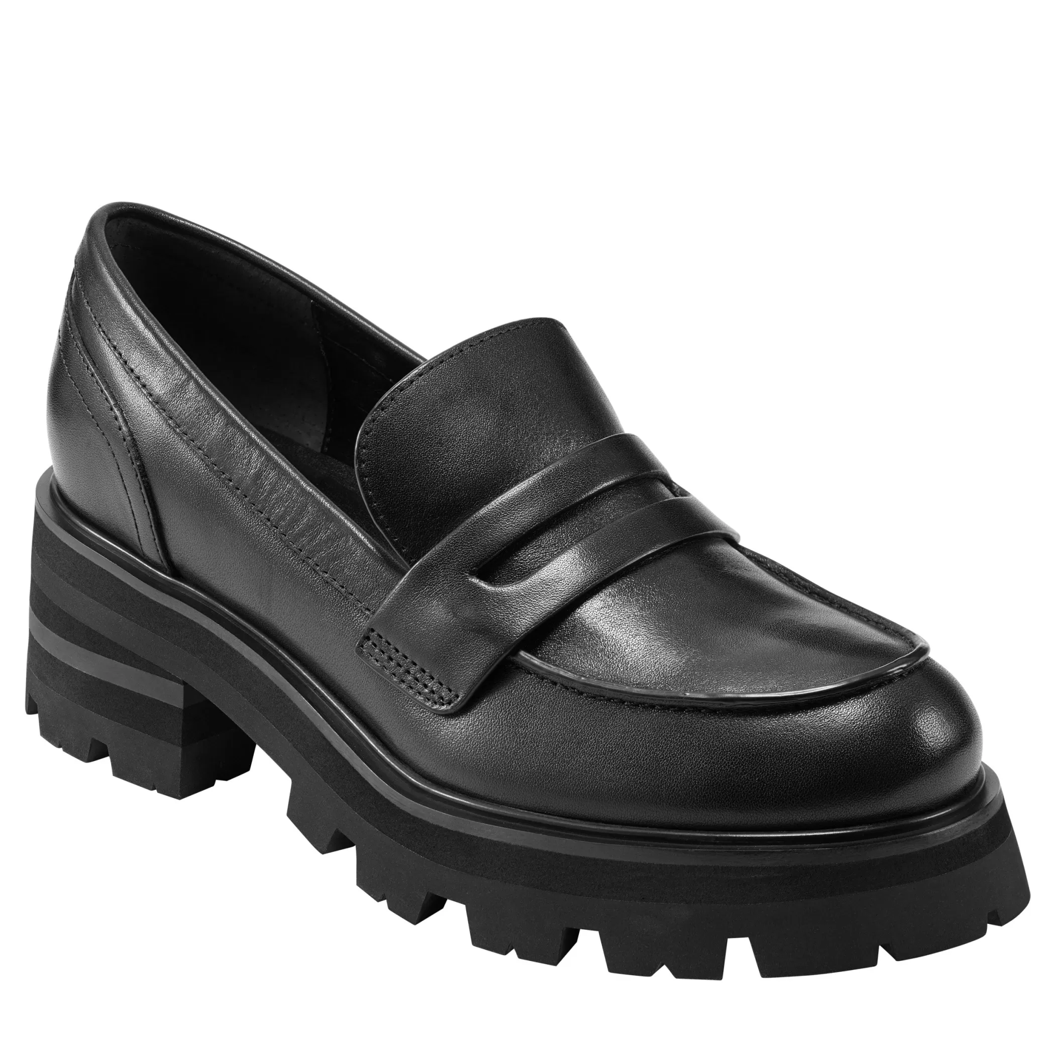 Outlet Marc Fisher Latika Lug Sole Loafer Black