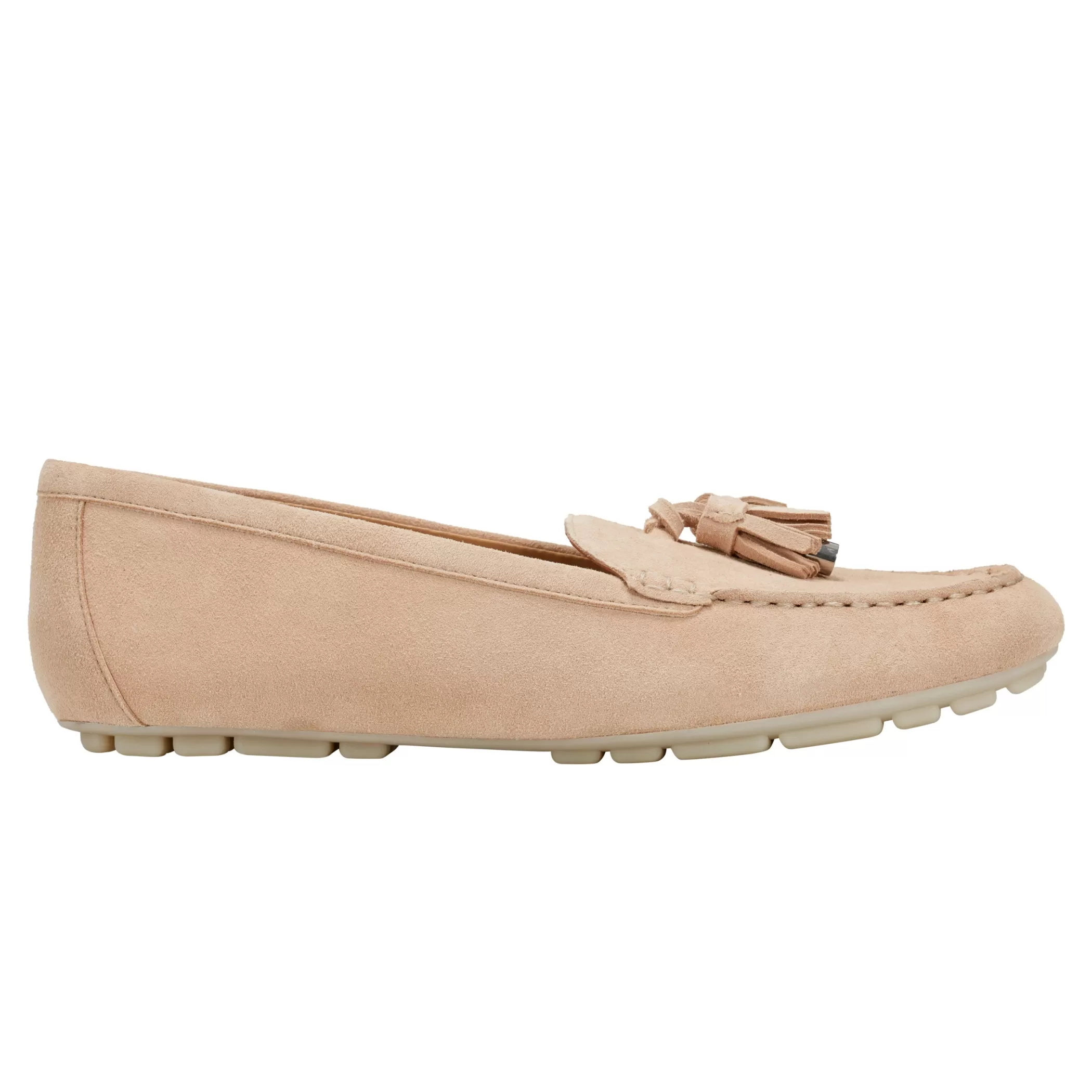 Outlet Marc Fisher Layney Casual Tassle Loafer Natural Suede