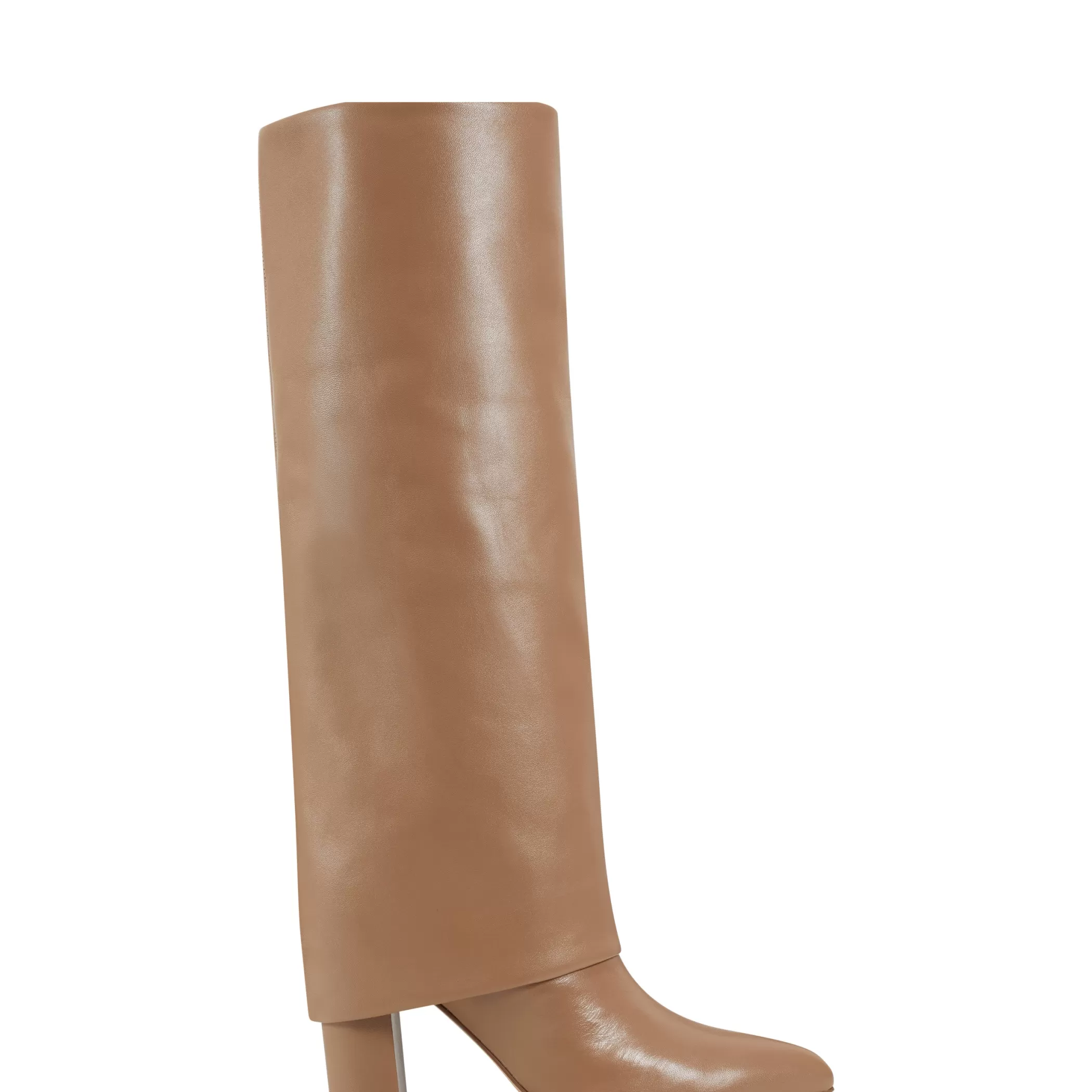 Outlet Marc Fisher Leina Block Heel Pointy Toe Dress Boot Tan