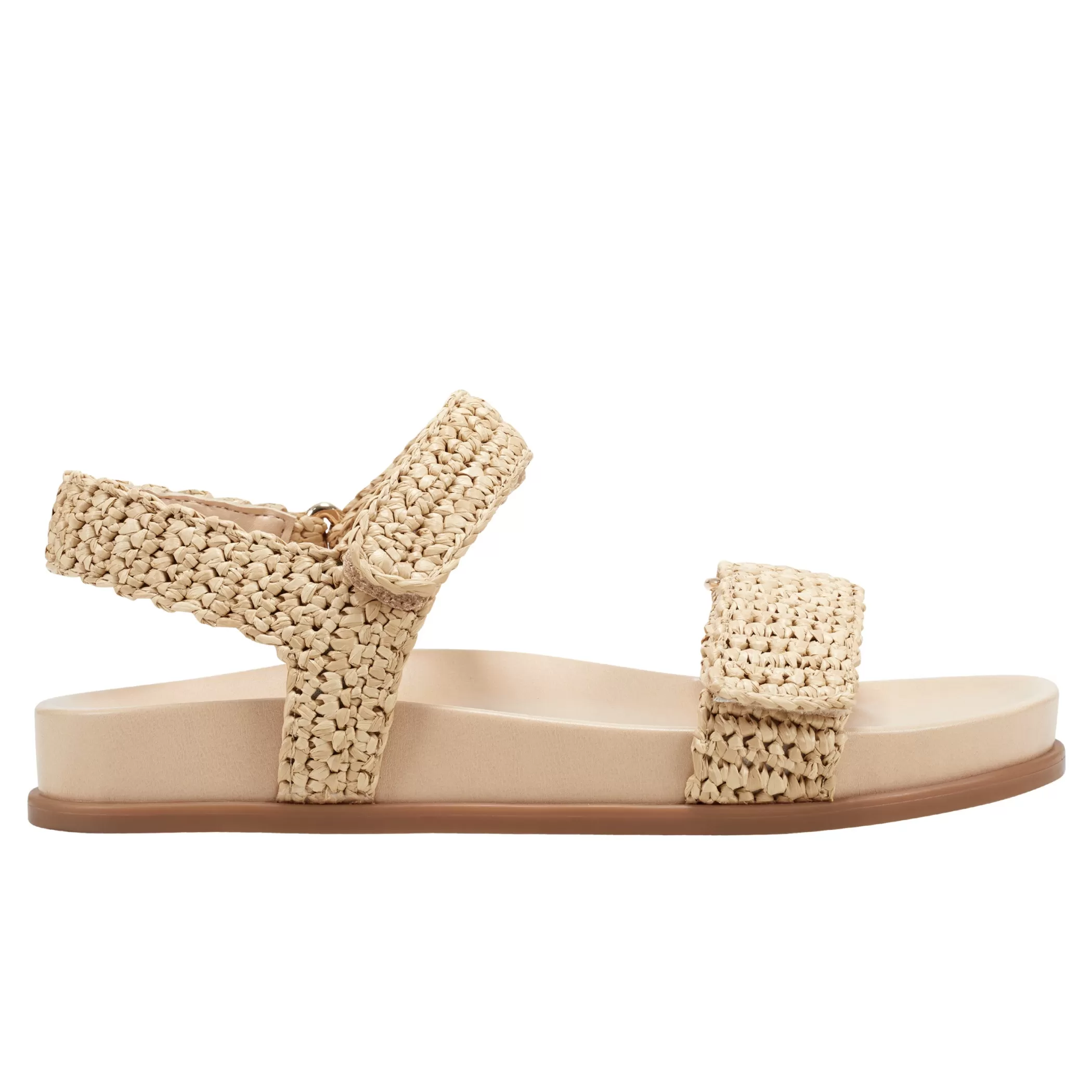 Outlet Marc Fisher Lenore Footbed Sandal Natural