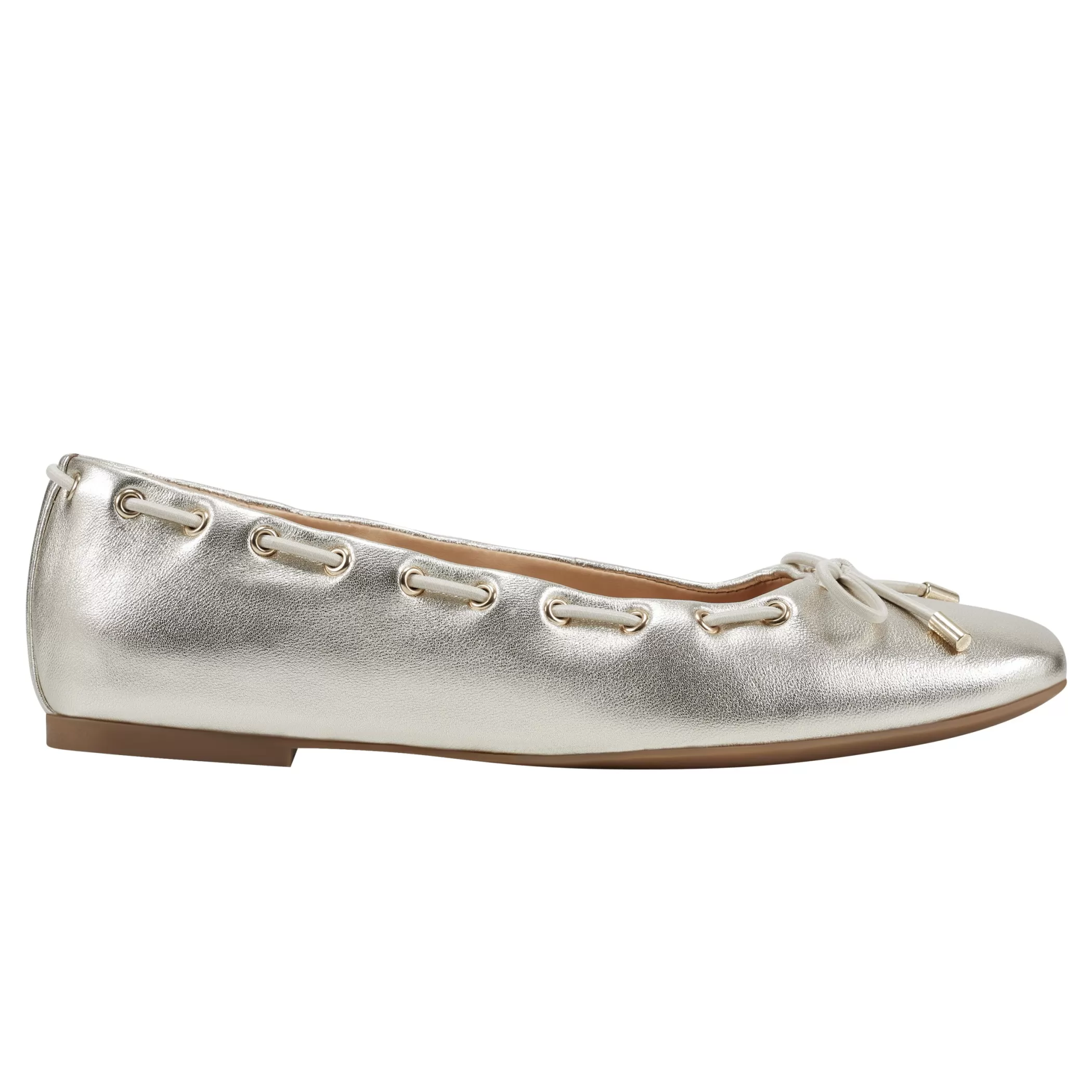 Best Sale Marc Fisher Letizia Slip-On Casual Flat Platino