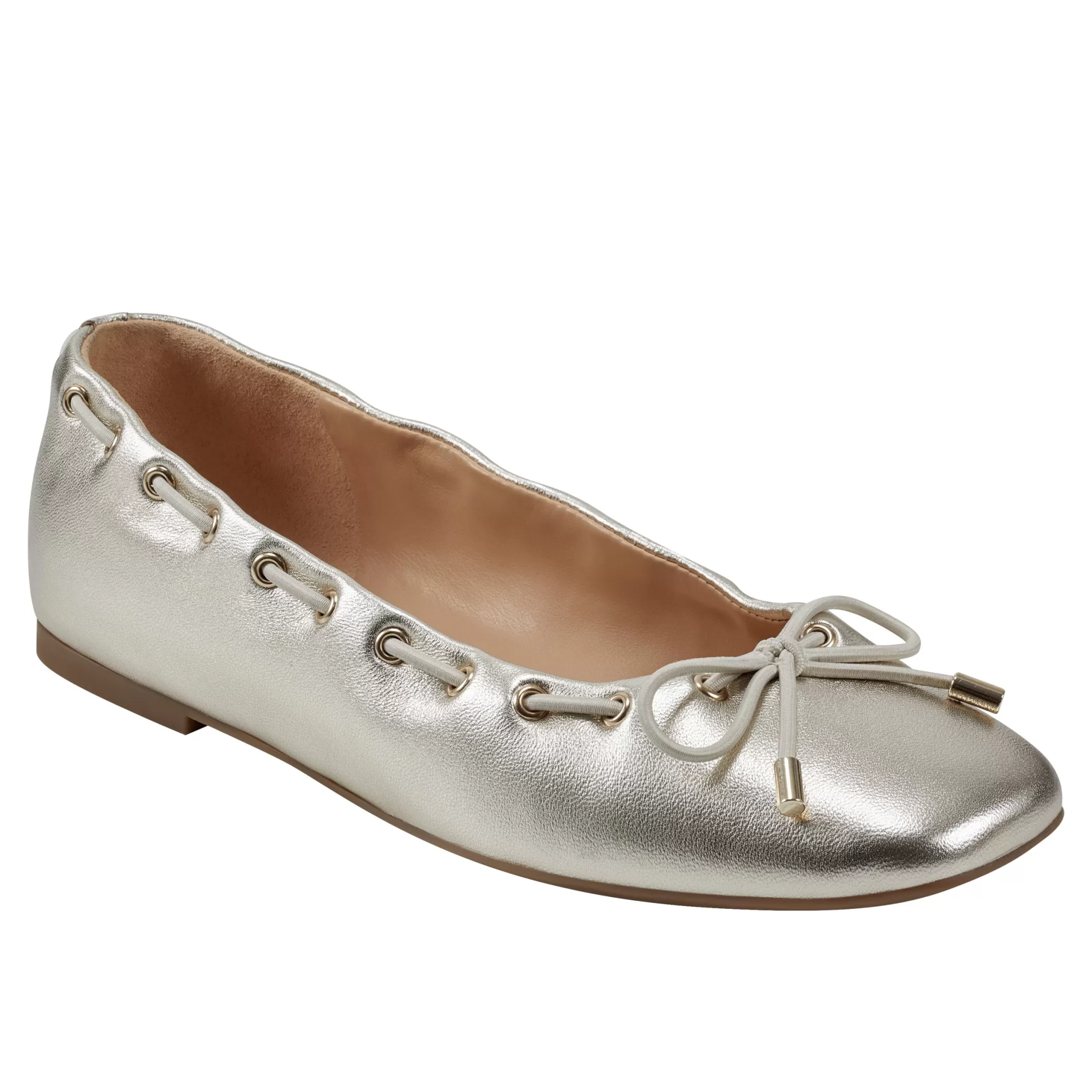 Best Sale Marc Fisher Letizia Slip-On Casual Flat Platino