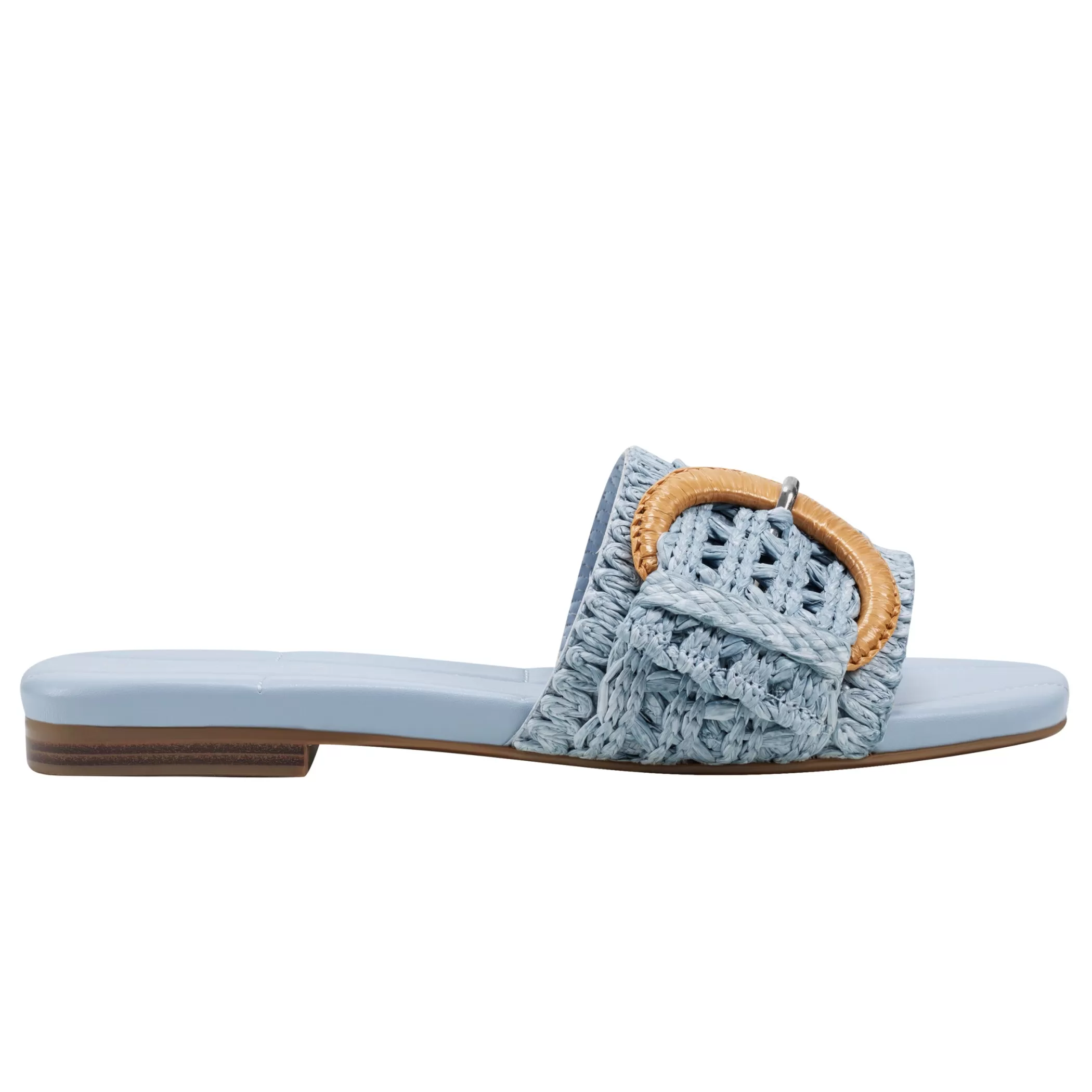 Hot Marc Fisher Loree Flat Slide Sandal Light Blue