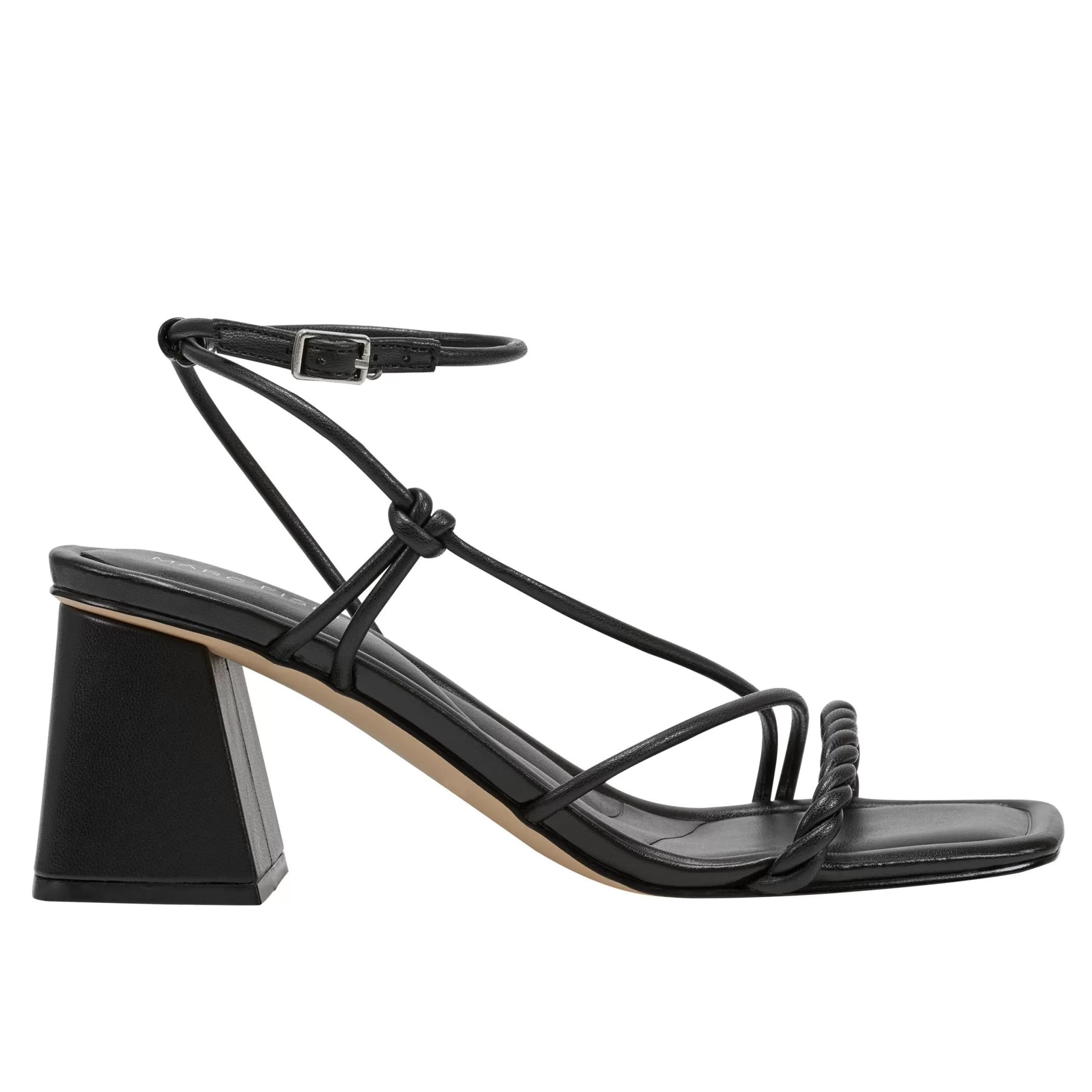 Best Sale Marc Fisher Meggiane Block Heel Sandal Black