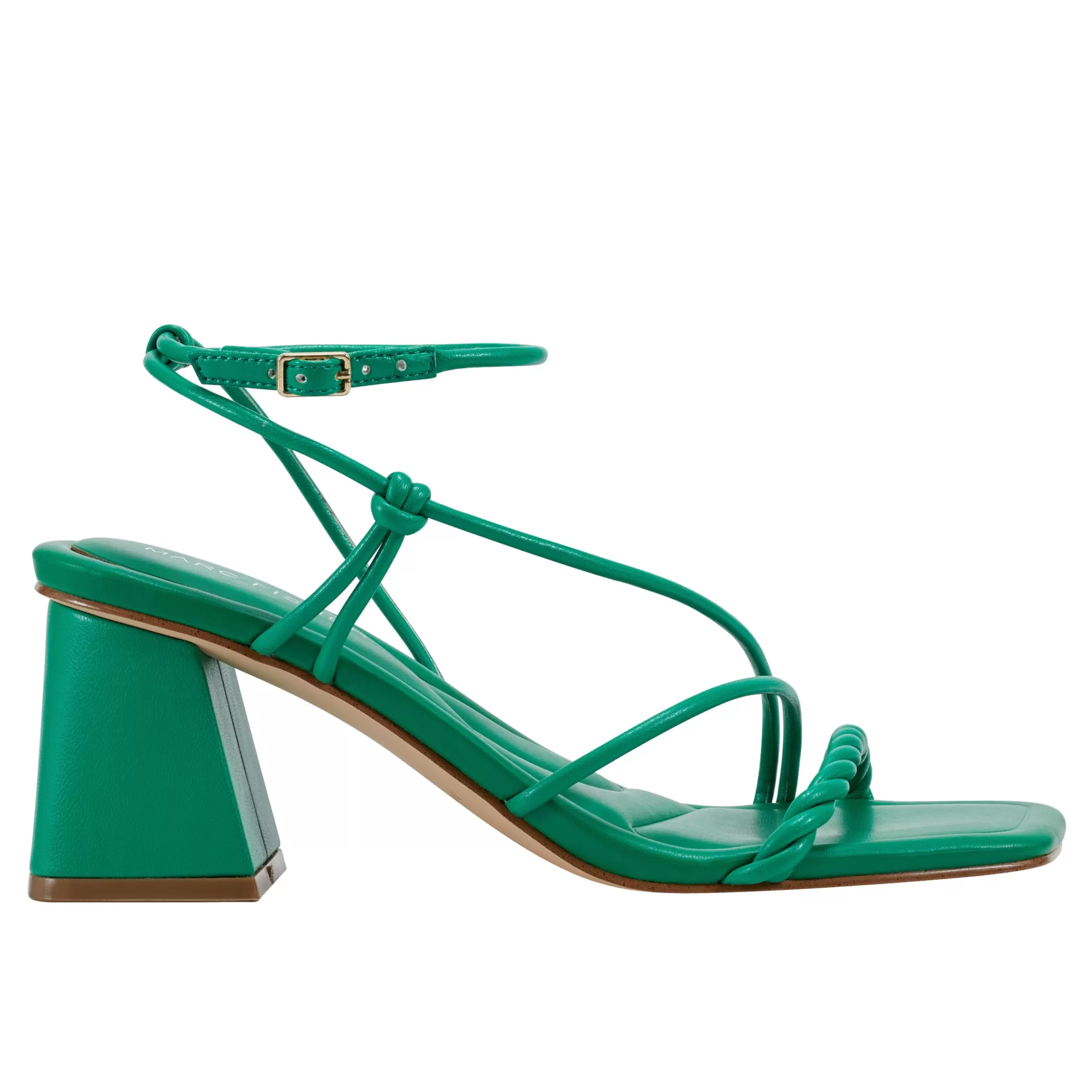 Discount Marc Fisher Meggiane Block Heel Sandal Green