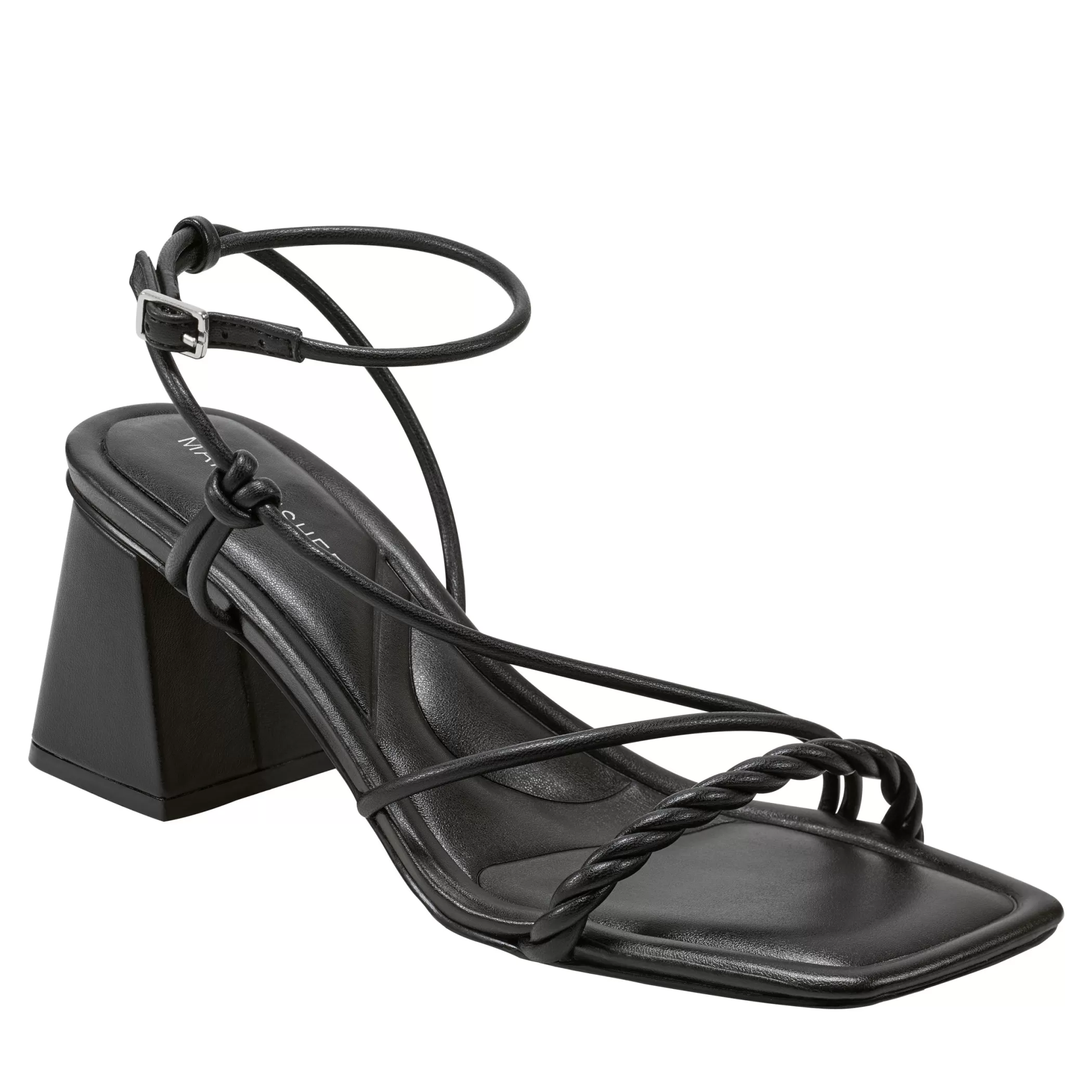 Best Sale Marc Fisher Meggiane Block Heel Sandal Black