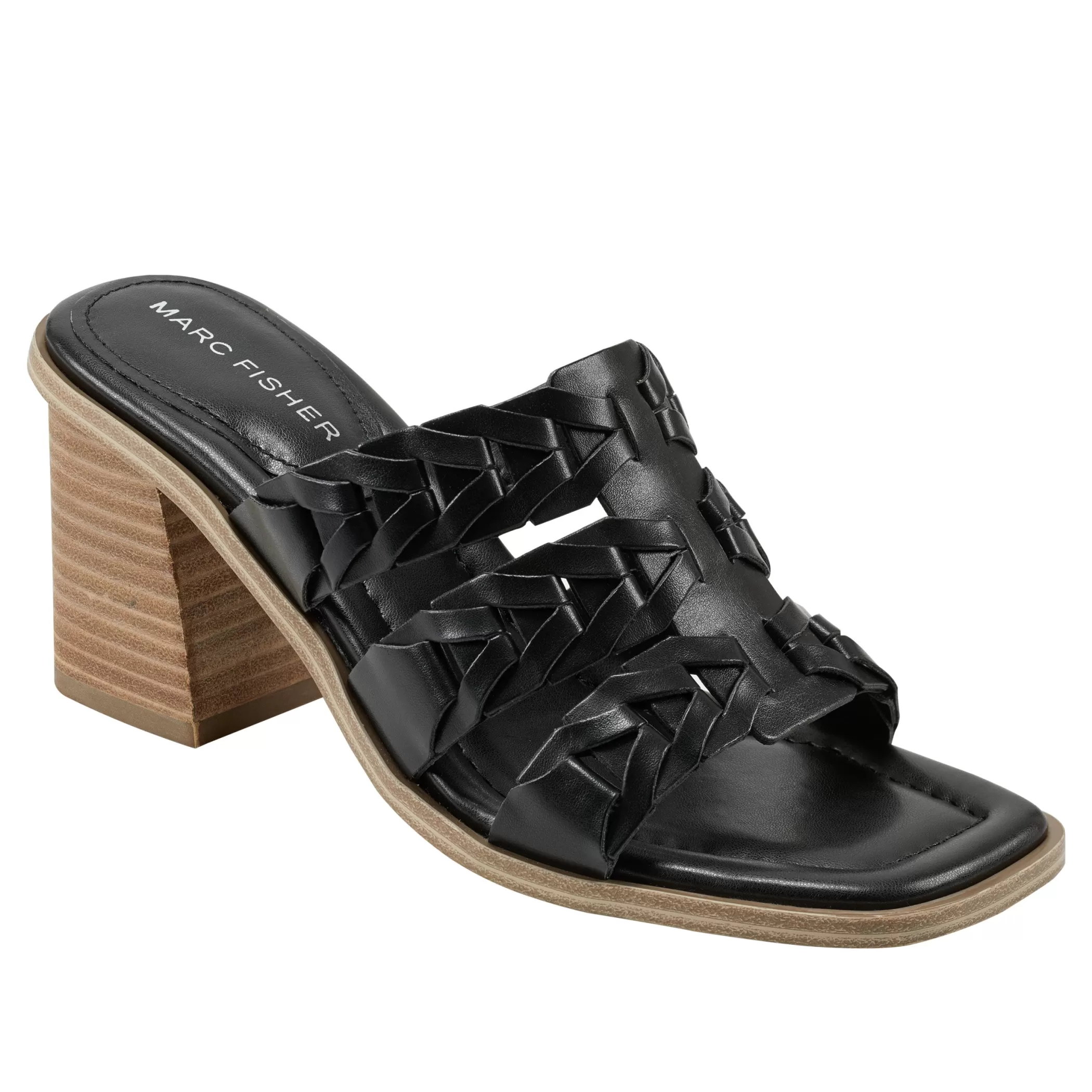 Best Sale Marc Fisher Melita Block Heel Sandal Black