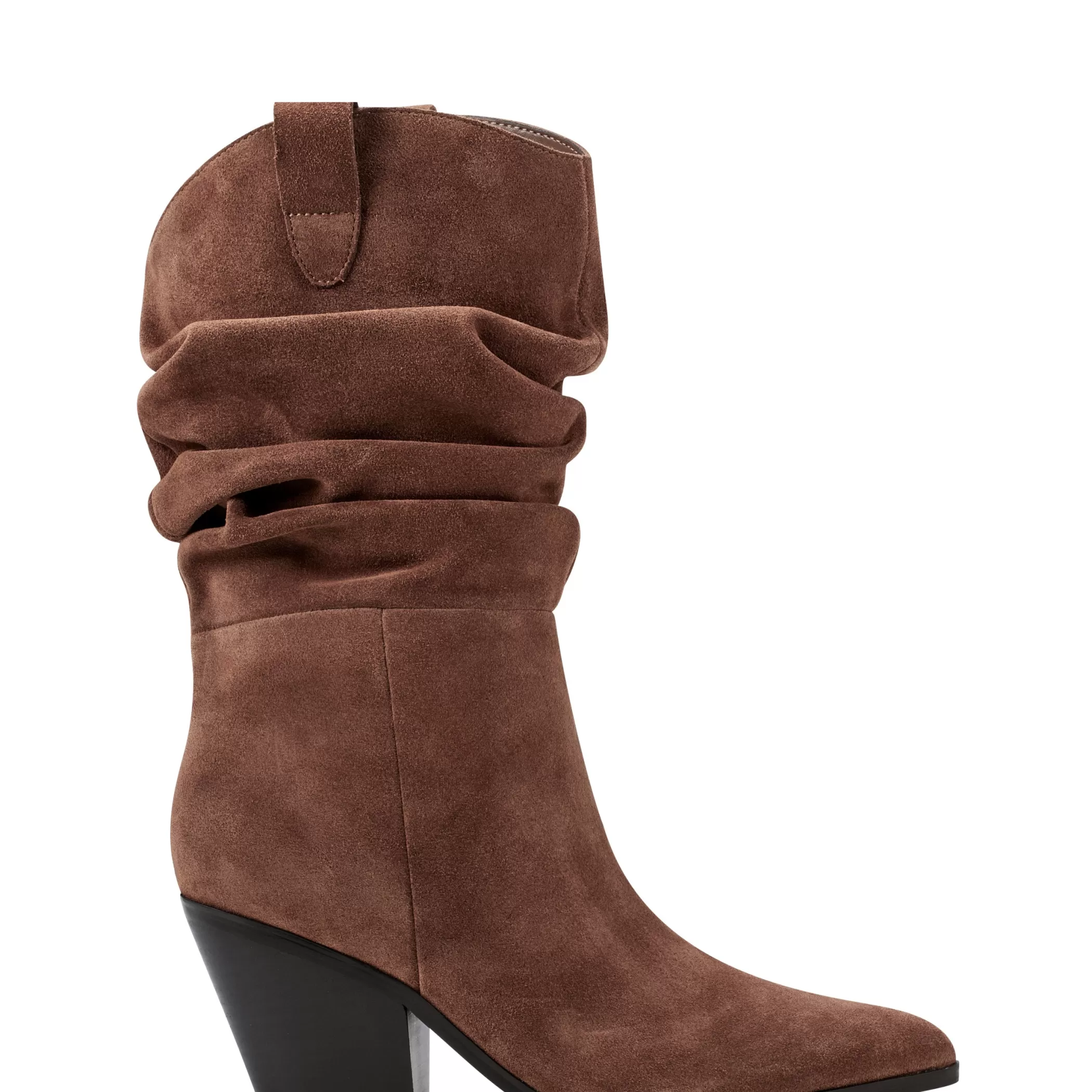 Online Marc Fisher Myleea Slouchy Boot Brown Suede