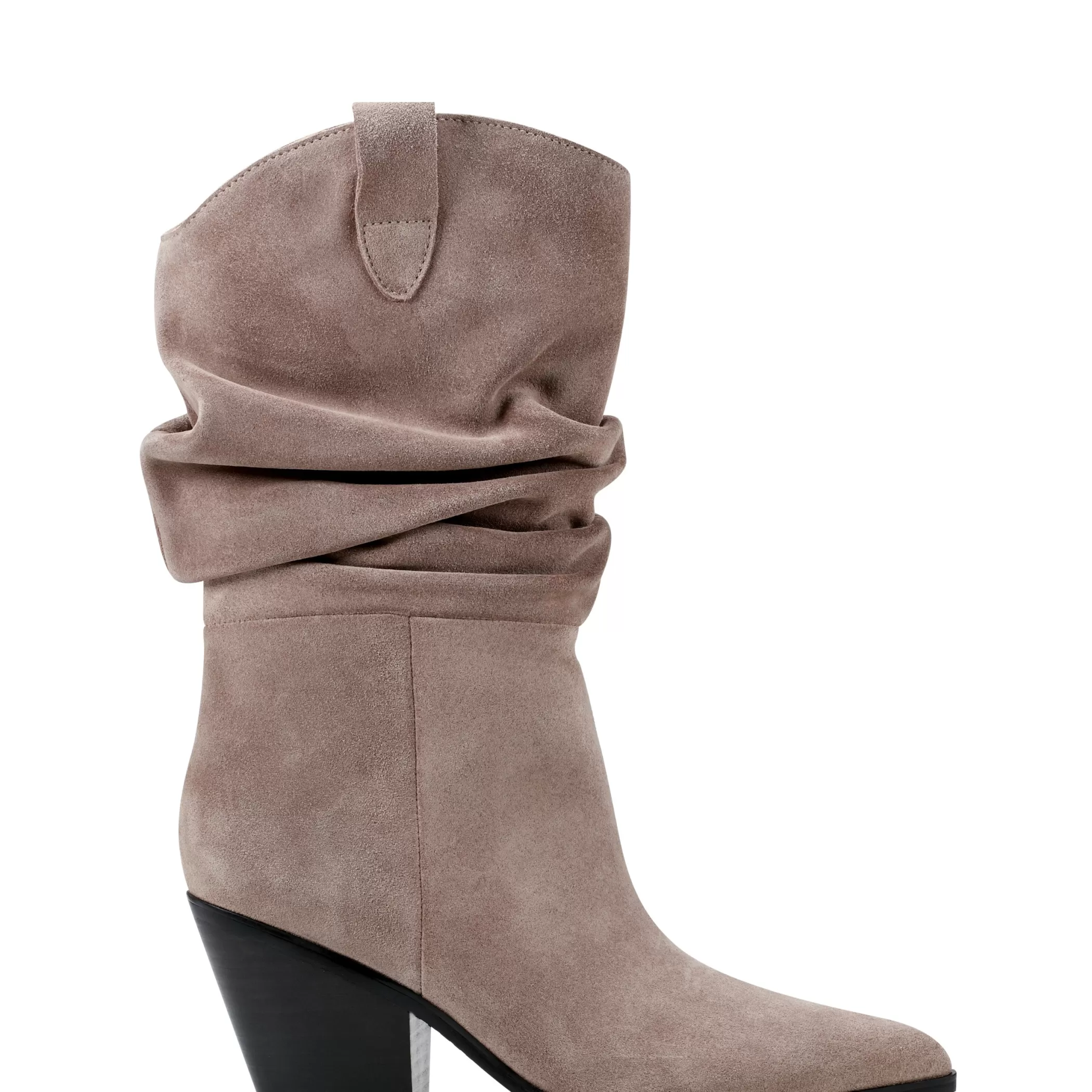 Clearance Marc Fisher Myleea Slouchy Boot Natural Suede