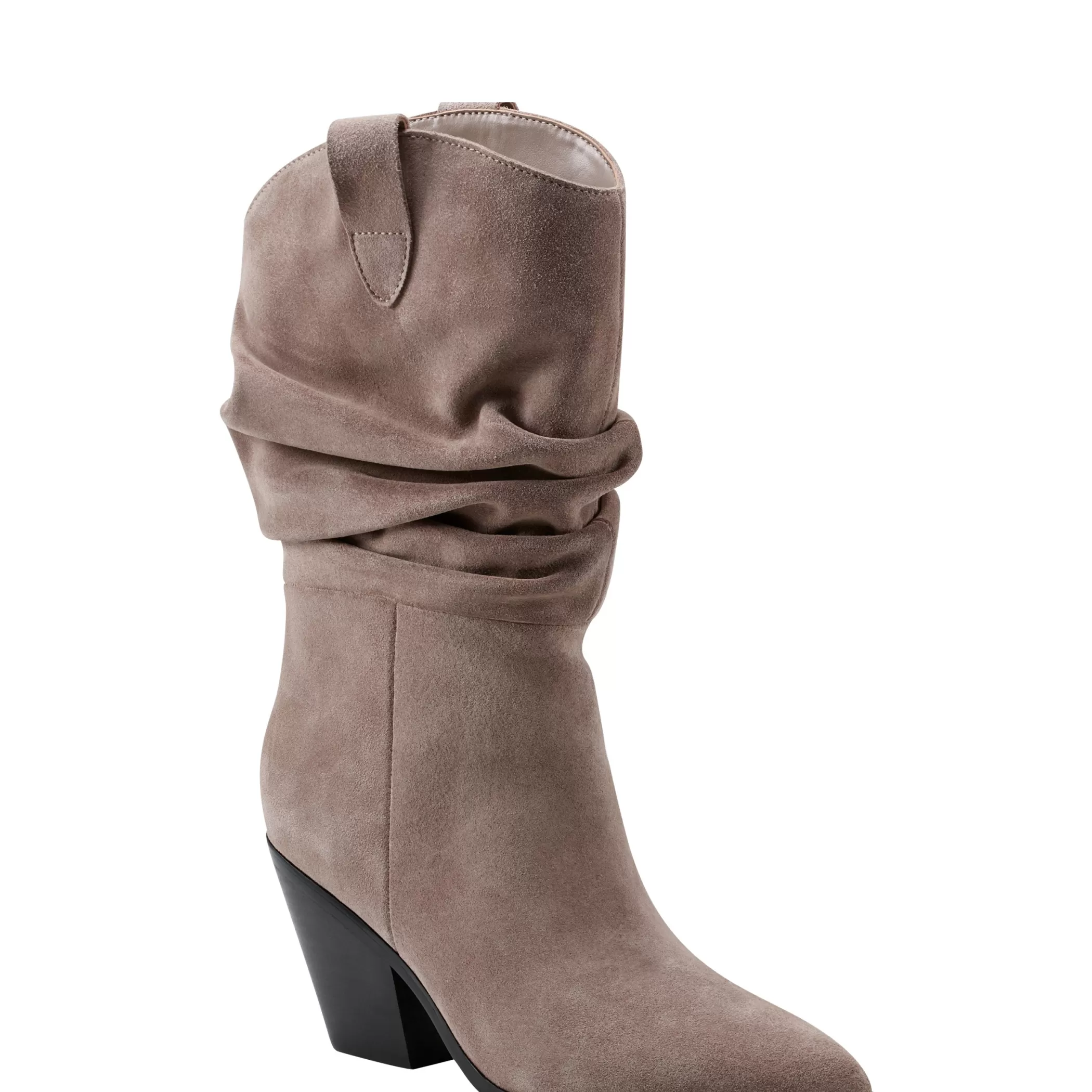 Clearance Marc Fisher Myleea Slouchy Boot Natural Suede